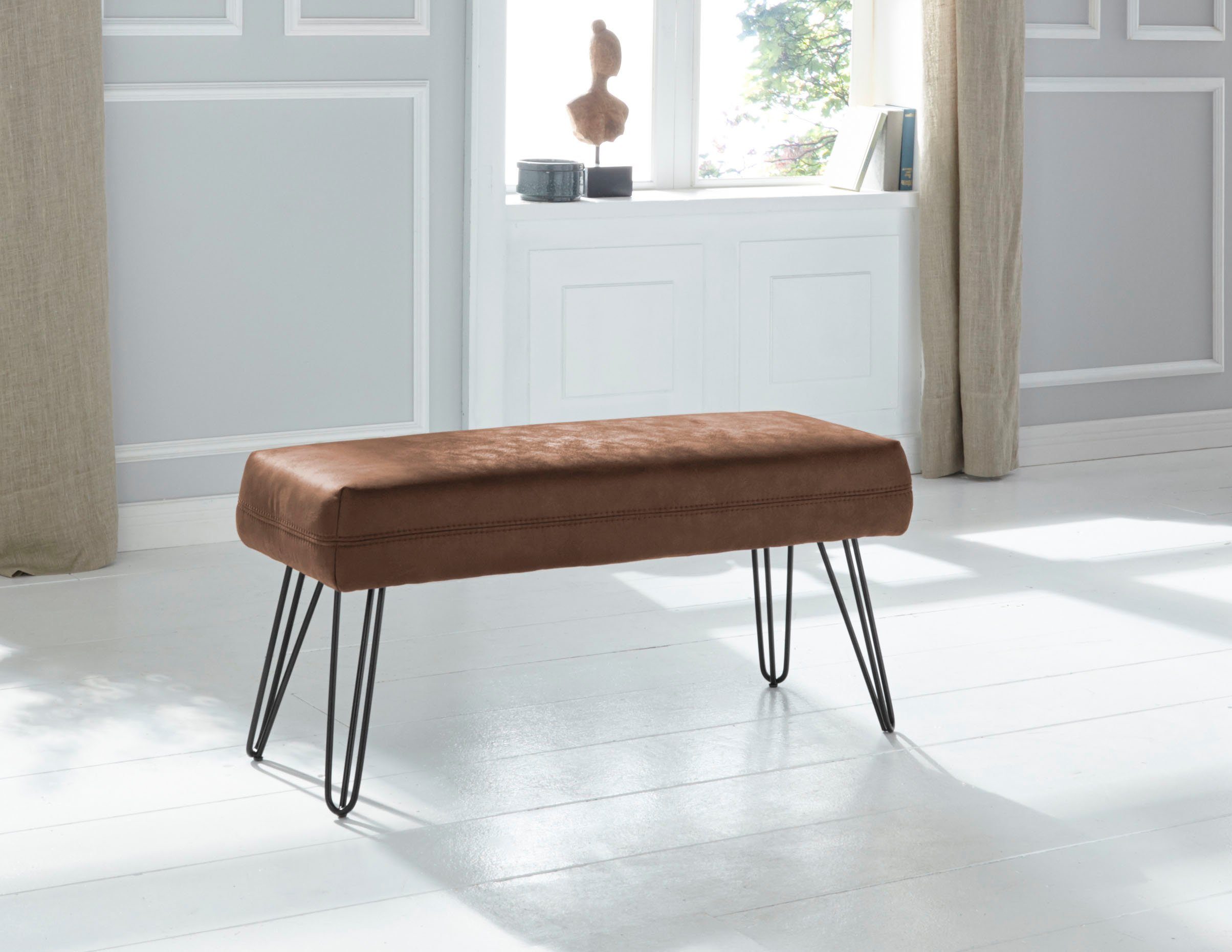 exxpo - sofa fashion Sitzbank Doppio, Frei im Raum stellbar