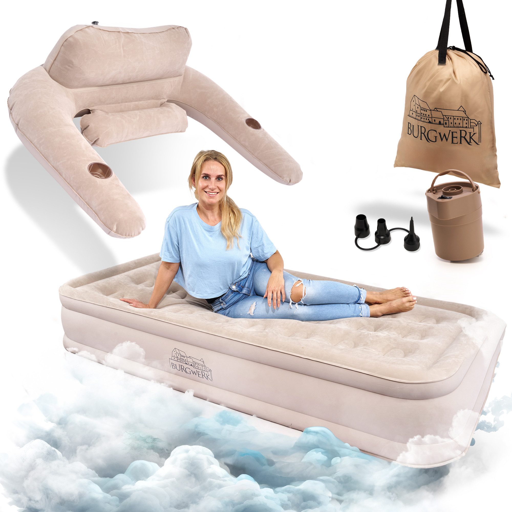 Burgwerk Luftbett Burgtraum