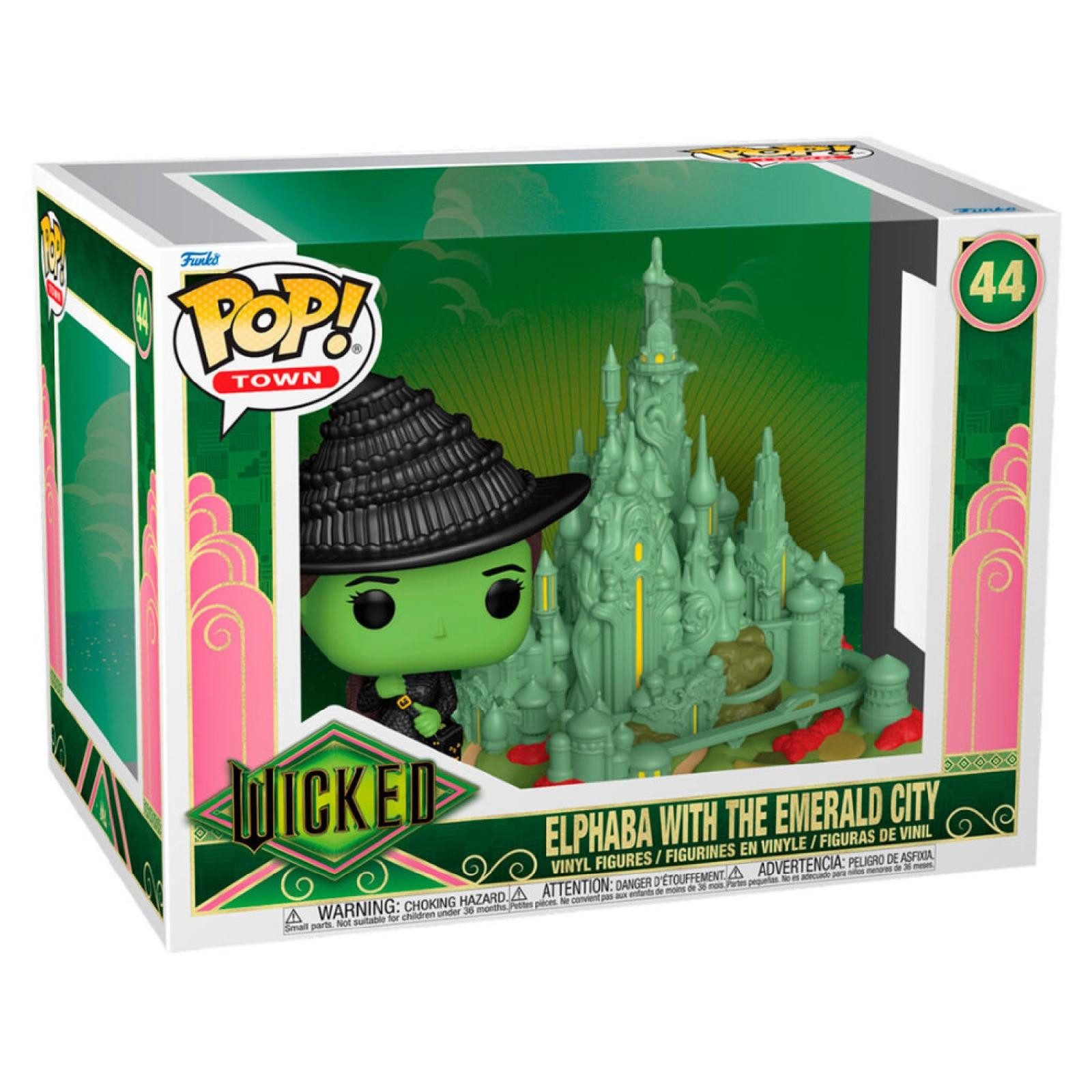 Funko Sammelfigur Town Wicked Elphaba with the Emerald City #0044