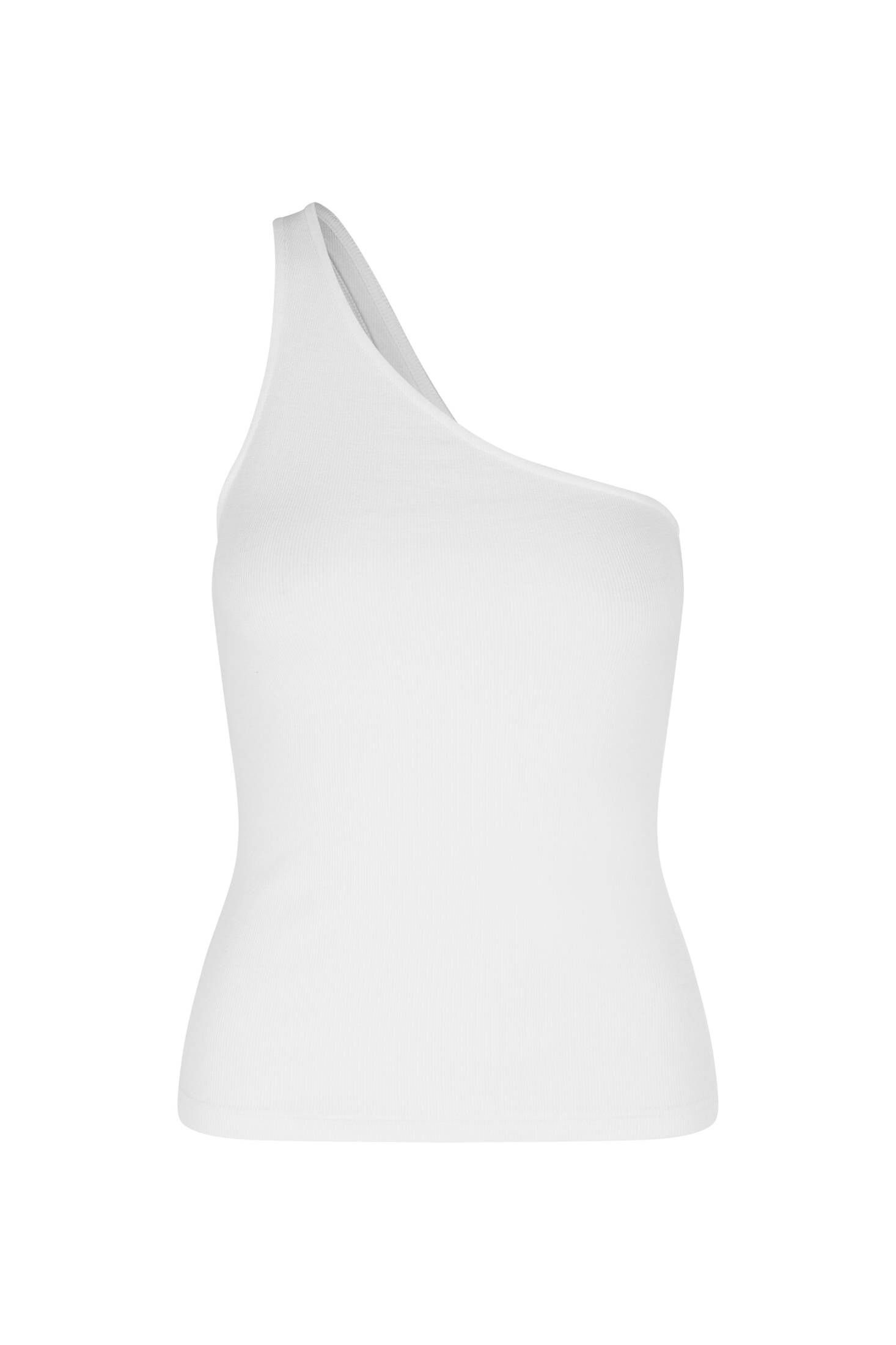 Samsoe & Samsoe T-Shirt Damen Top SOPHIE One Shoulder (1-tlg)