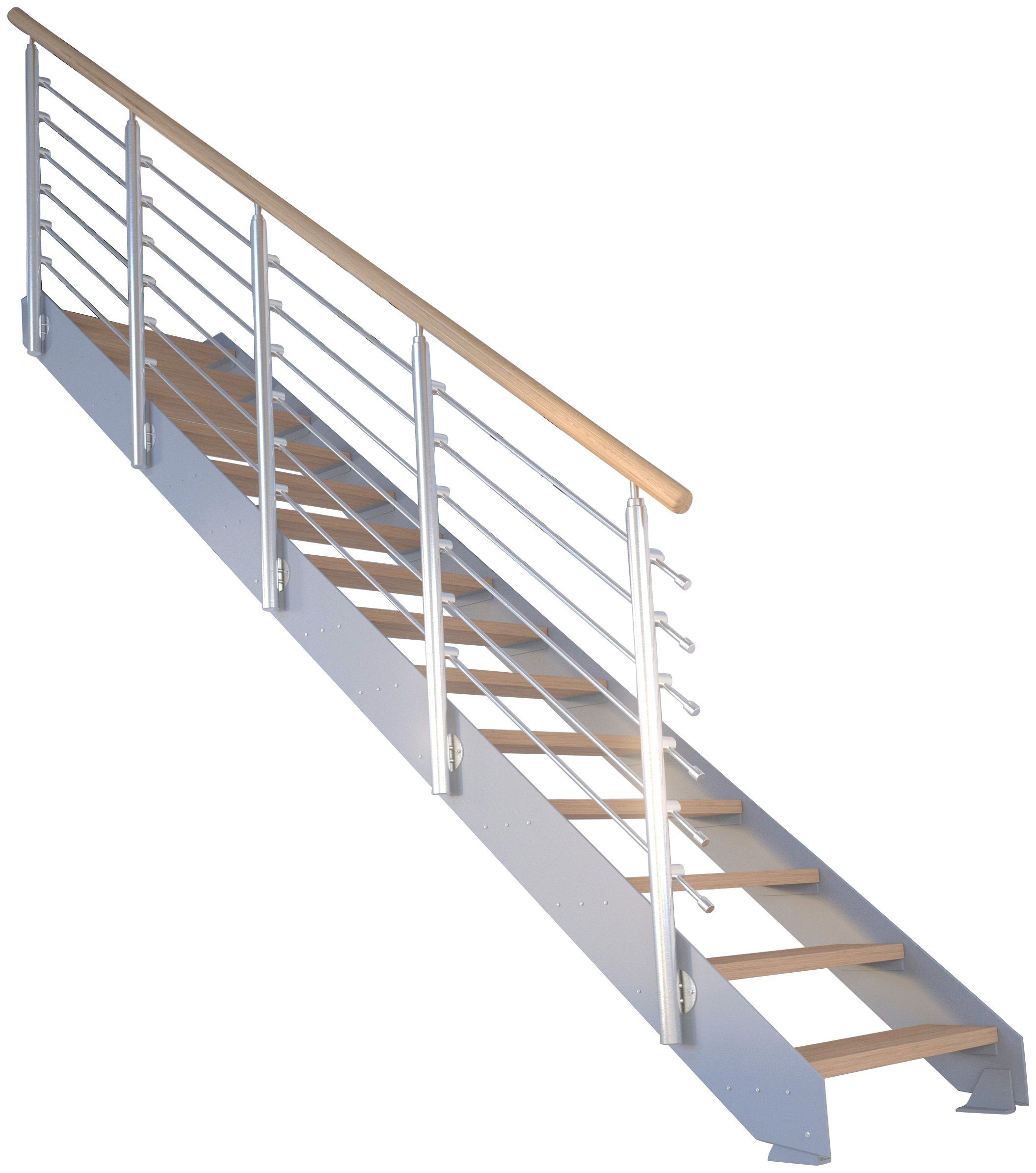 Starwood Design, Stufen offen, Geteilte Systemtreppe Kos,