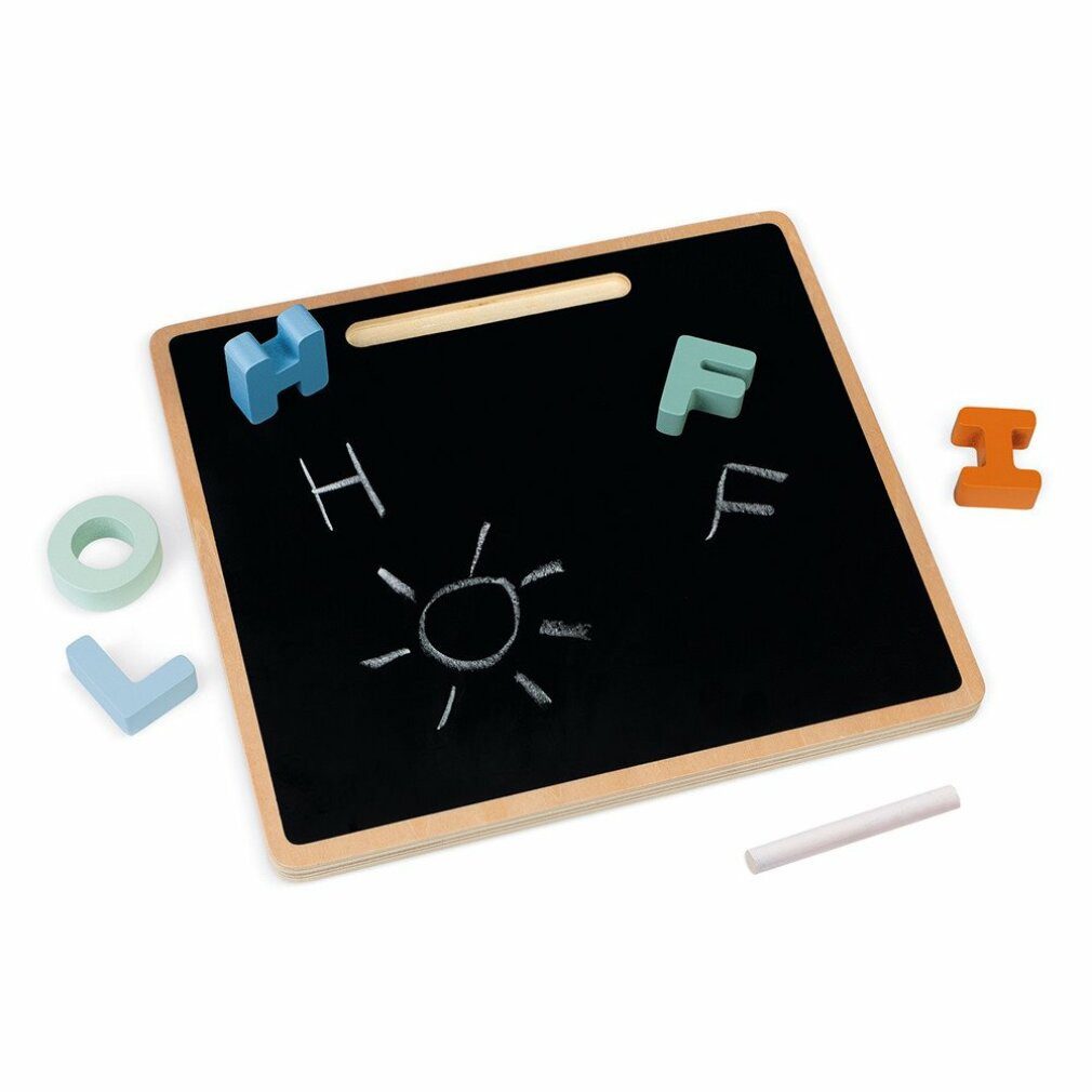Janod Puzzle Alphabet-Puzzle mit Tabelle, Puzzleteile