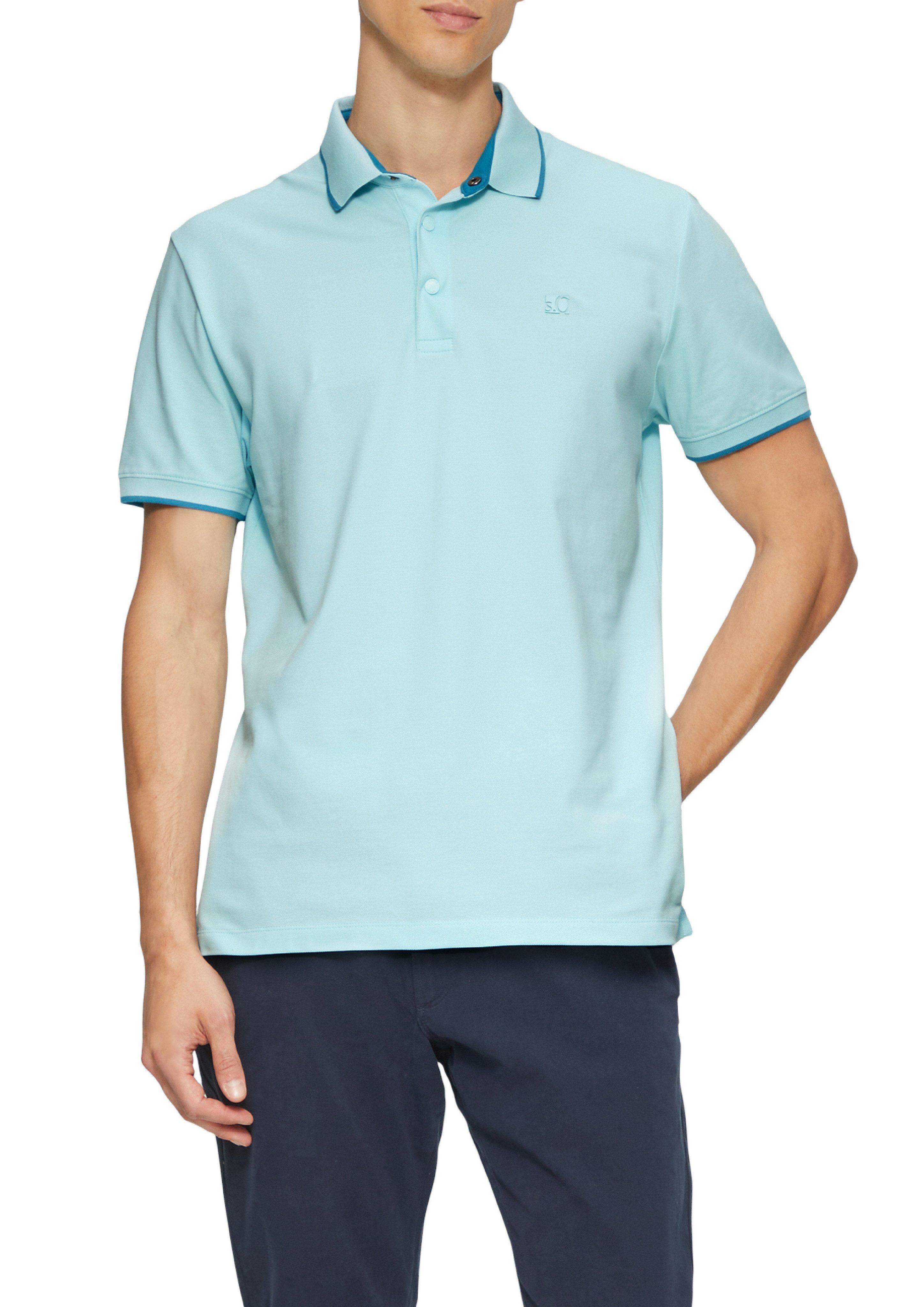 s.Oliver Poloshirt mit Kontrast-Details günstig online kaufen