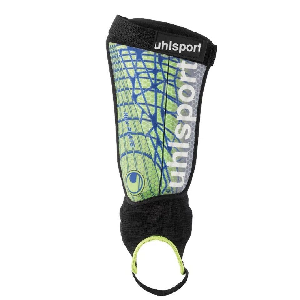 uhlsport Fußball Schienbeinschoner Uhlsport Flex Plate Fluo Green/Blue/Anthra