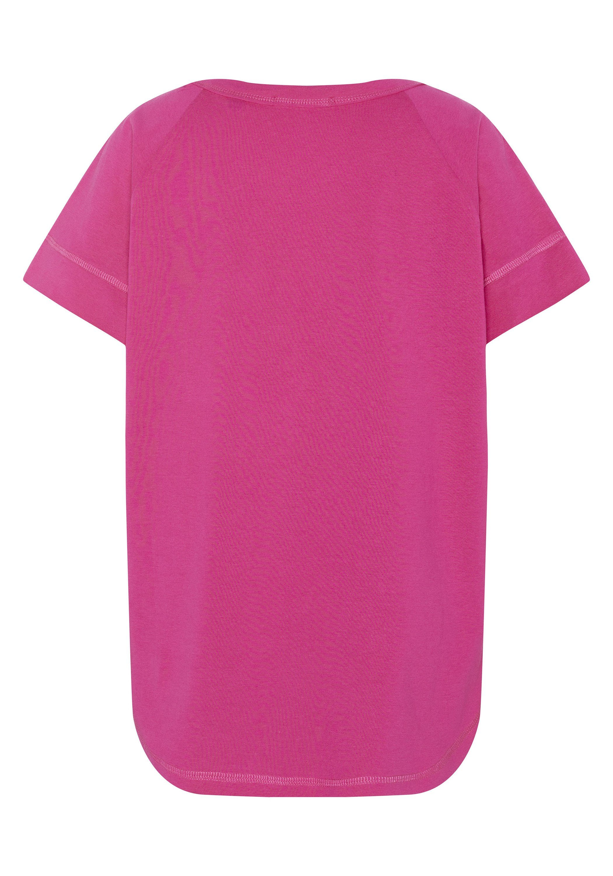 mit weitem Chiemsee Beetroot 1 Halsausschnitt Print-Shirt Purple T-Shirt
