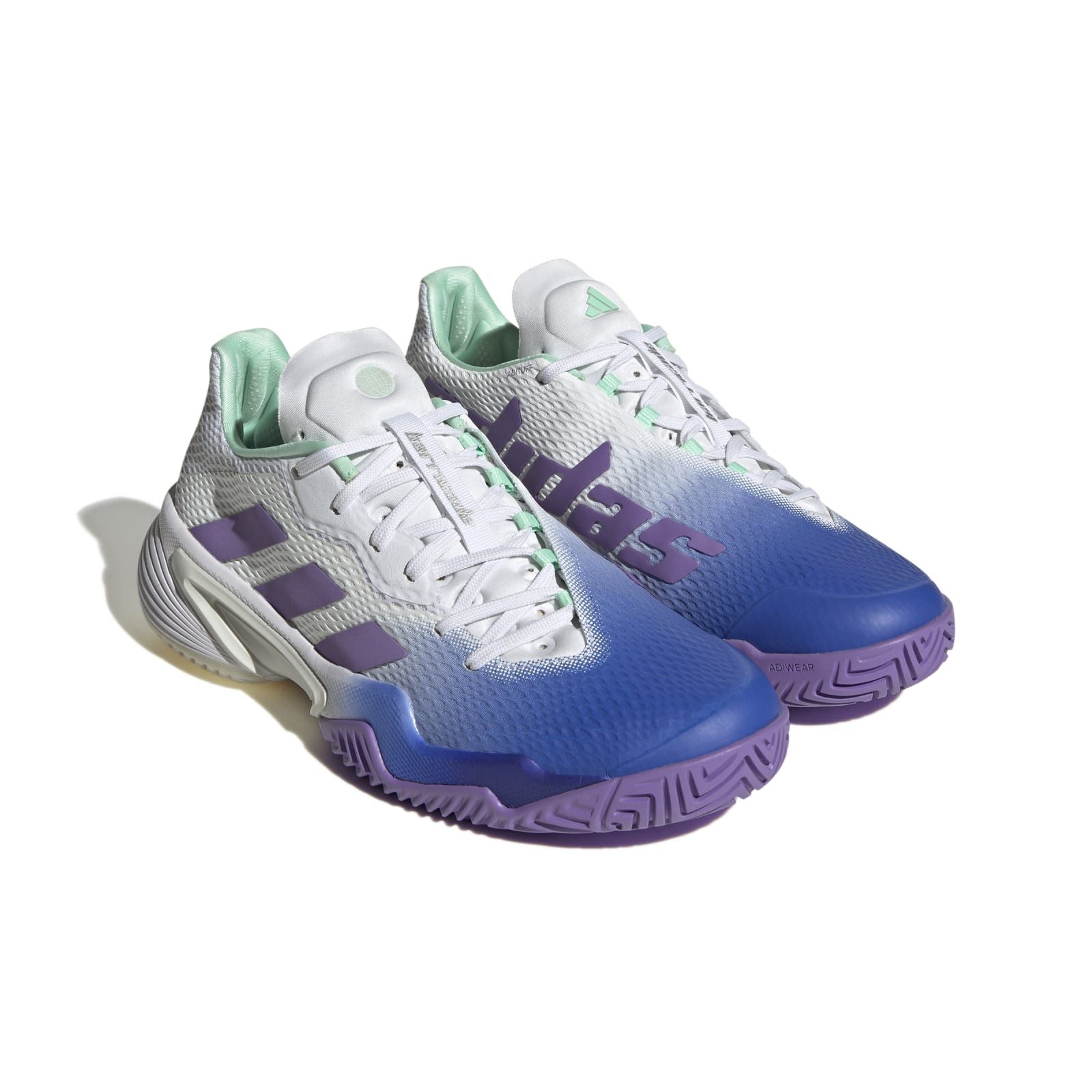 adidas Performance Barricade Allcourt (Stabil) weiss/blau/violett Damen Tennisschuh
