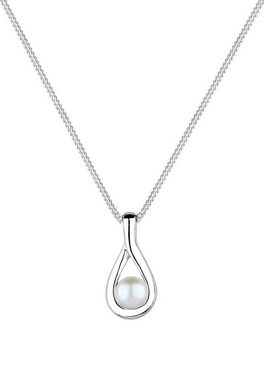 Elli Perlenkette Infinity Süßwasserzuchtperle 925 Silber