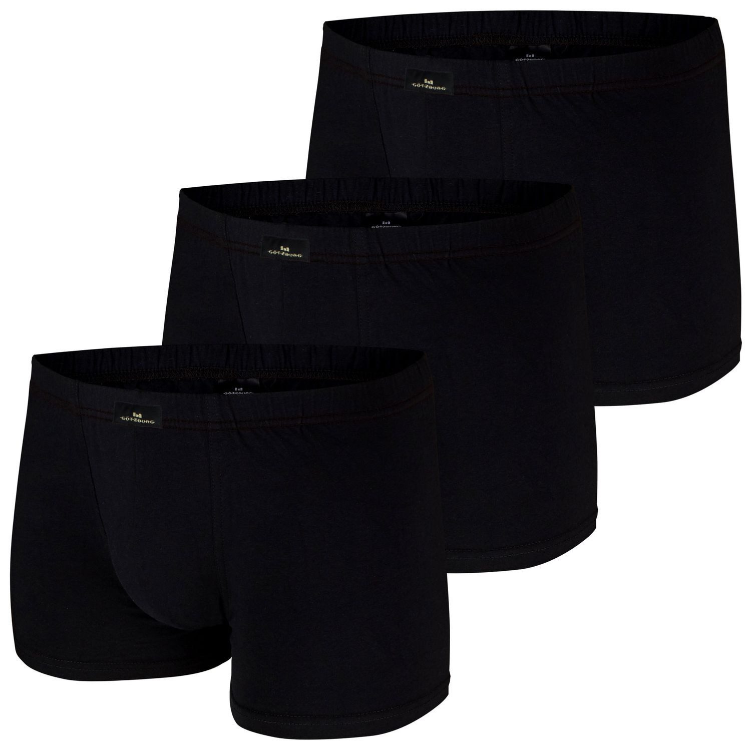 GÖTZBURG Boxershorts Tower (3-St., 3er-Pack) ohne Eingriff, aufgedoppelter günstig online kaufen