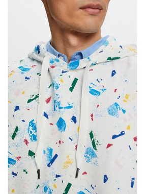Esprit Sweatshirt Hoodie aus Bio-Baumwolle mit Print (1-tlg)