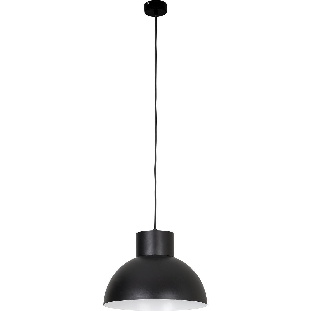 Schwarz Leuchtmittel, Stil Esszimmer E27 Weiß Retro Pendelleuchte ohne Licht-Erlebnisse Hängelampe Industrie WORKS,