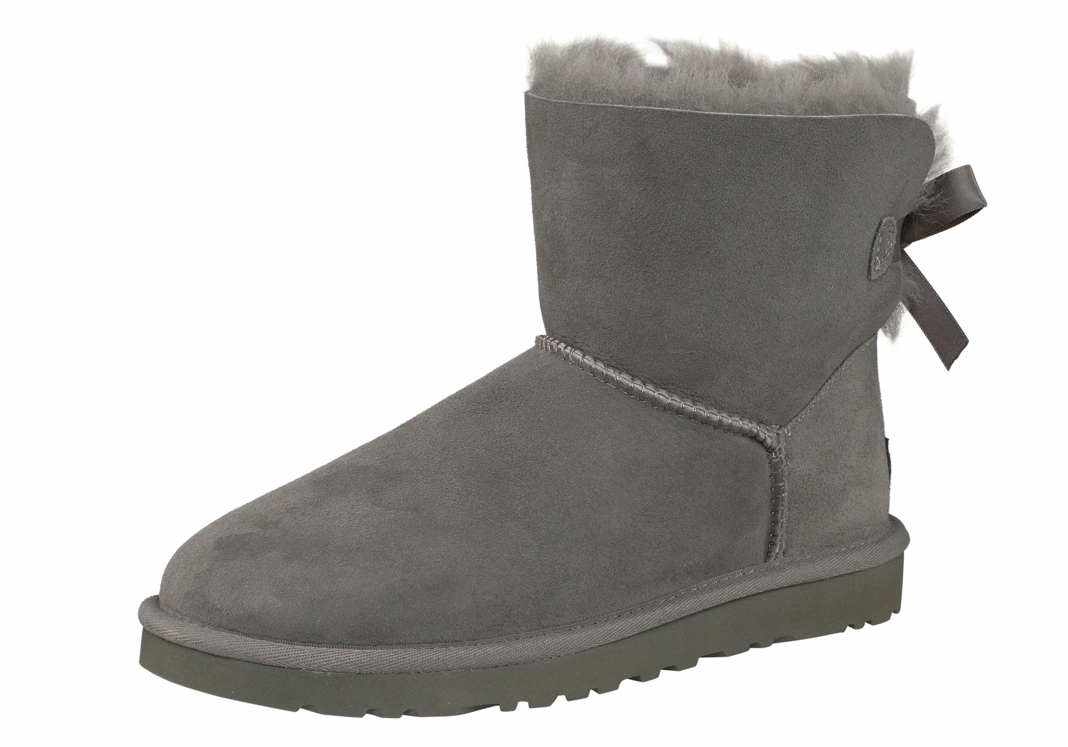 UGG Mini Bailey Bow 2 Schlupfboots Schlupfboots, Winterstiefel, Snowboots mit dekorativer Schleife