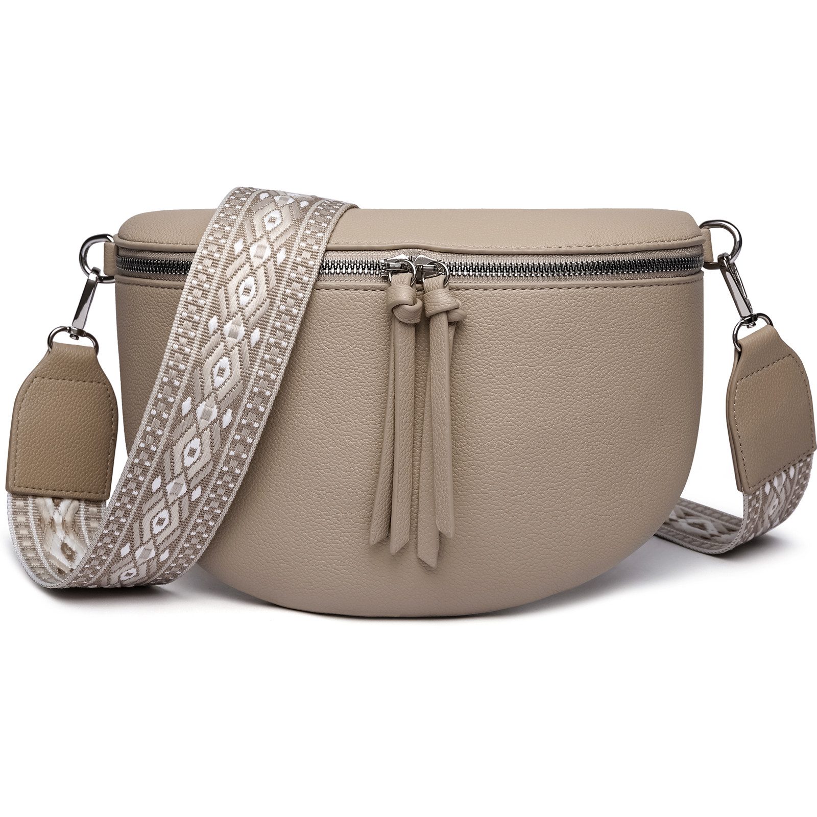 Fomax Bauchtasche aus Kunstleder, Damen Umhängetasche, mit Schulterriemen günstig online kaufen
