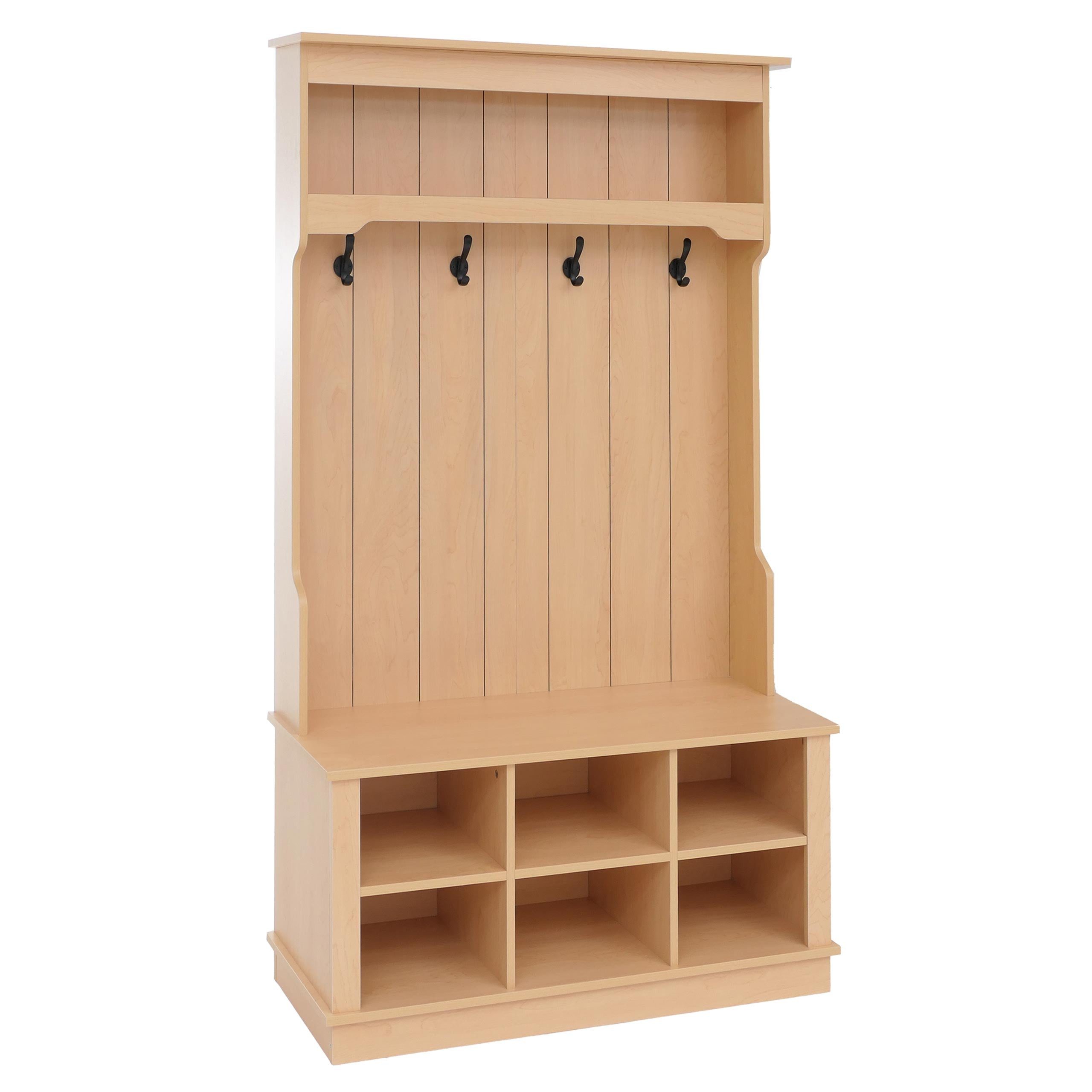 MCW Garderobe MCW-P26, Mit sechs Staufächern für Schuhe