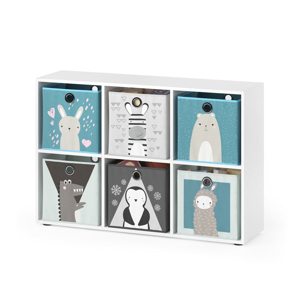 Vicco Bücherregal, Weiß, 72 x 107 günstig online kaufen
