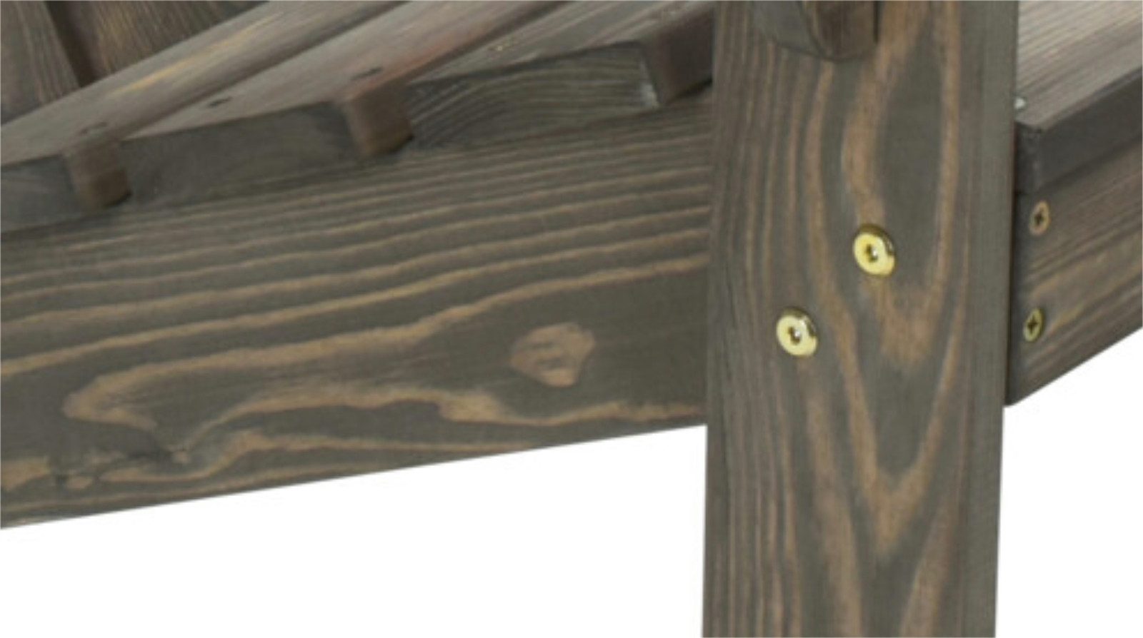 Koopman Gartenstuhl Grau (Einzelartikel, 1 St), Gartensessel, Holzstuhl, Sessel, Adirondack, Garten