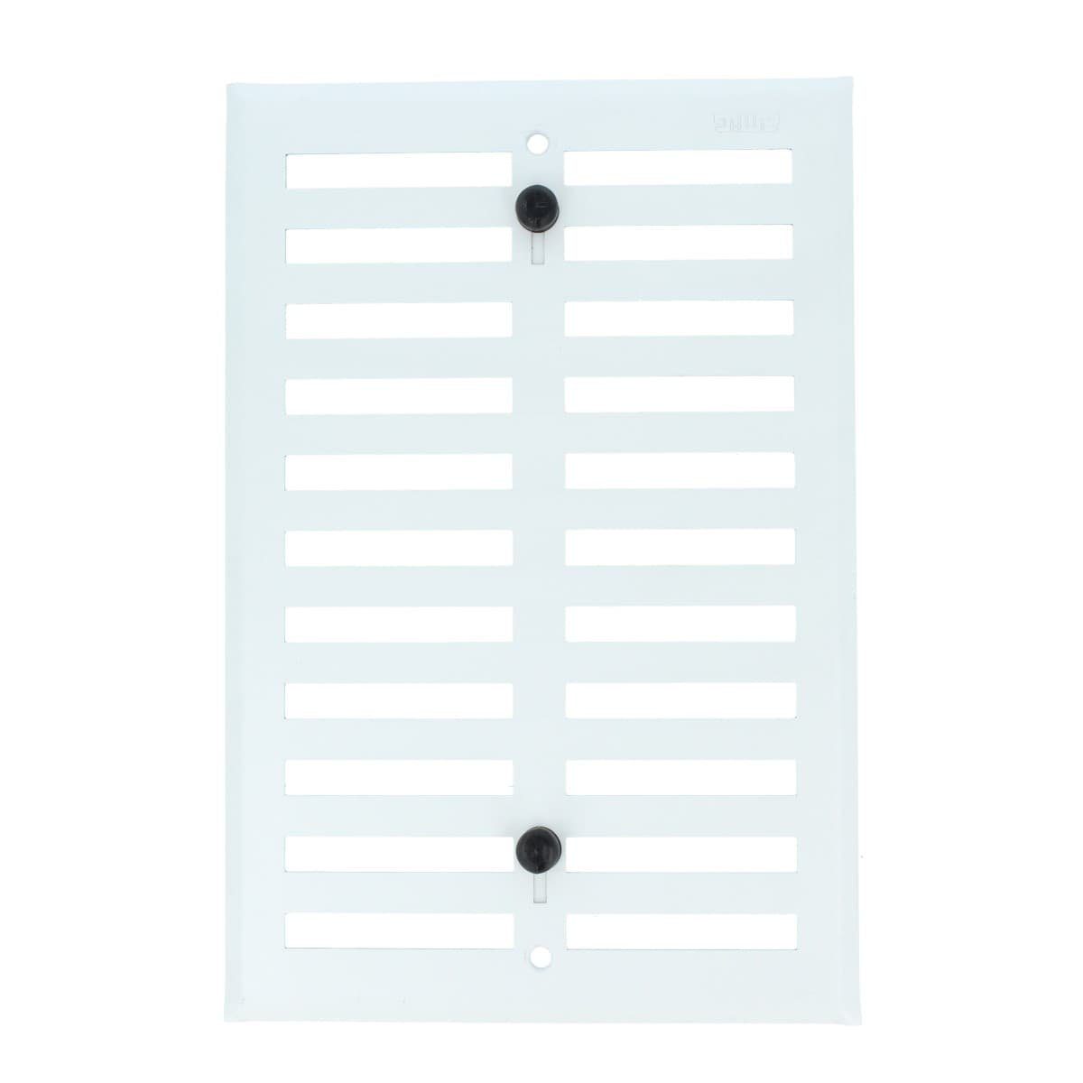 MS Beschläge Lüftungsgitter Lüftungsgitter Lamellengitter Schieblüftung Weiß