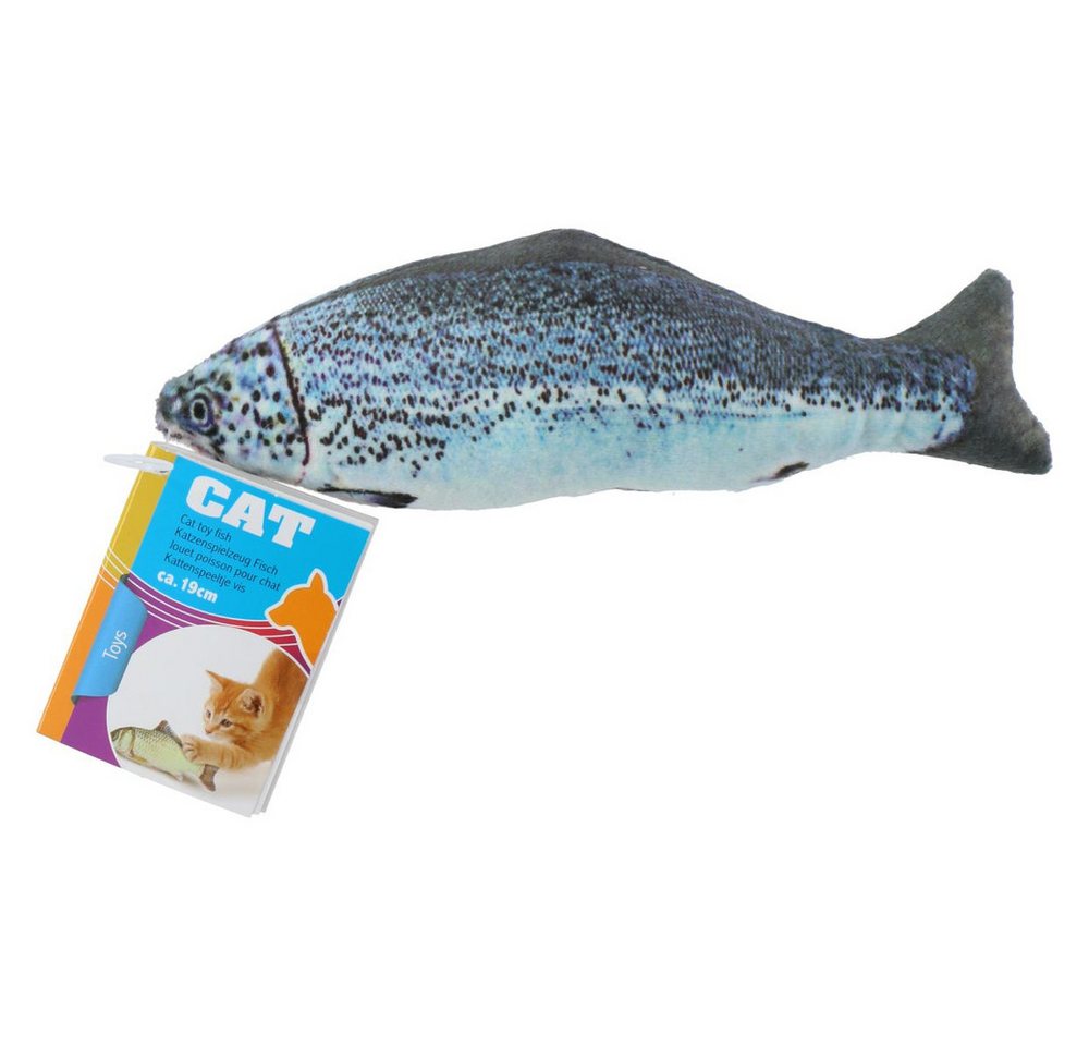 Thumbnail - EDCO Tier-Beschäftigungsspielzeug Katzenspielzeug - Fisch - 1 Stück, Polyester