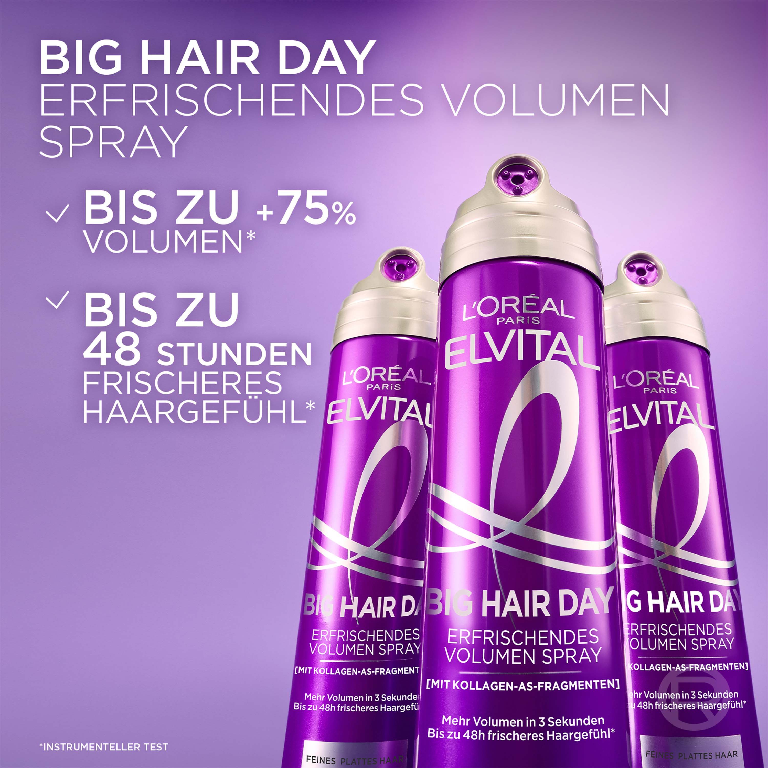 L'ORÉAL PARIS Haarpflege-Spray L'Oréal Paris Elvital Big Hair Day Volumen Spray