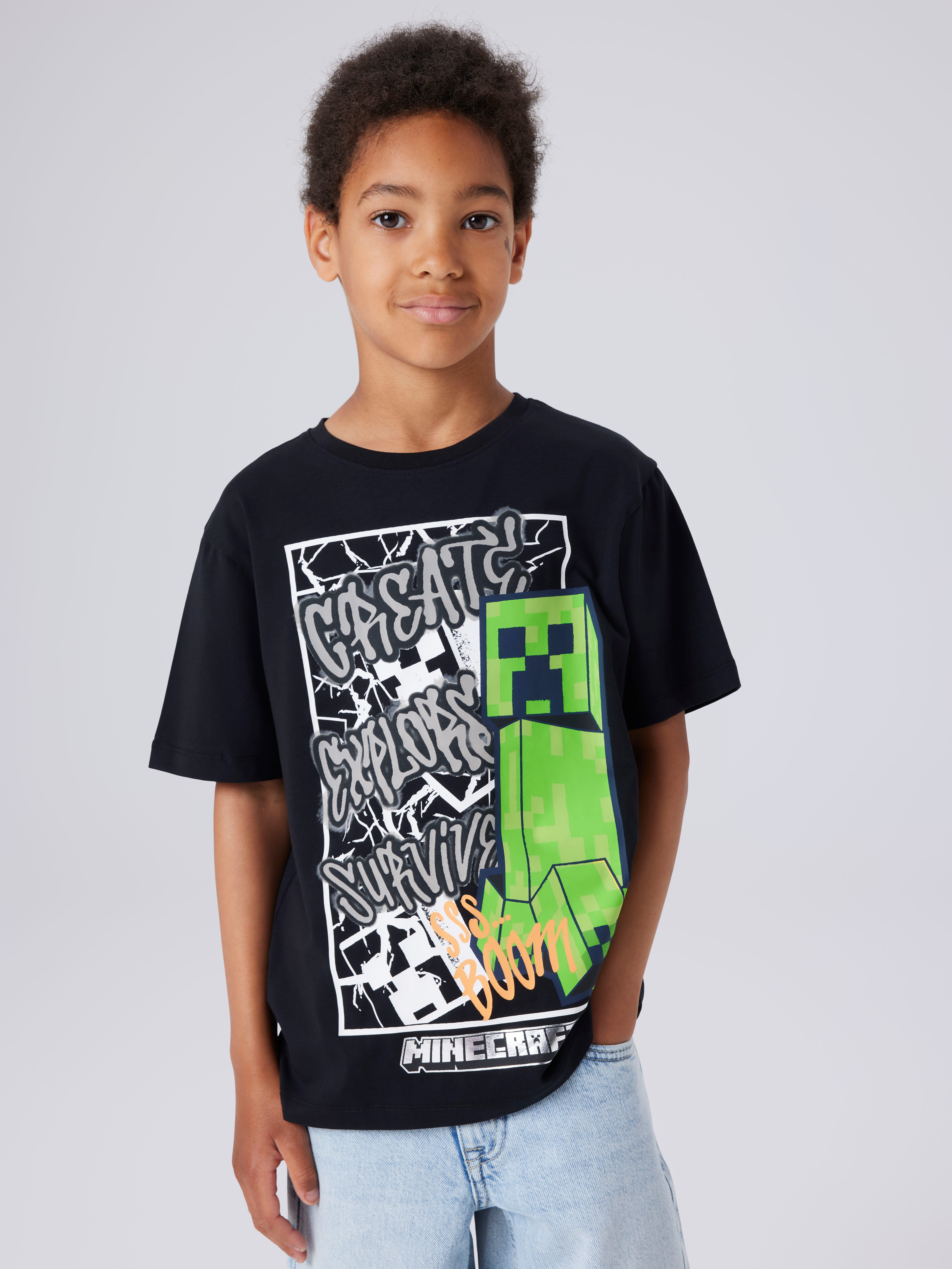 T-Shirt NKMMASE MINECRAFT SS NREG TOP NOOS BFU