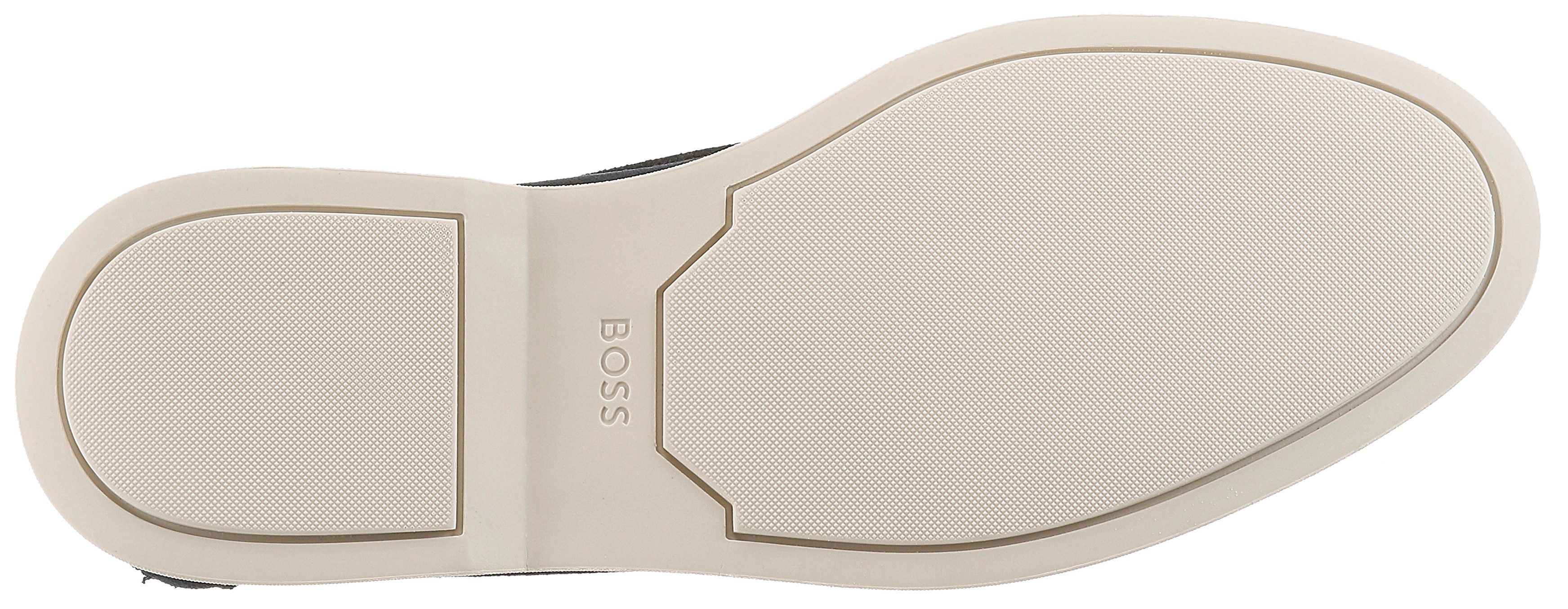 BOSS Sienne_Boat Bootsschuh Freizeitschuh, Halbschuh, Schnürschuh in eleganter Optik