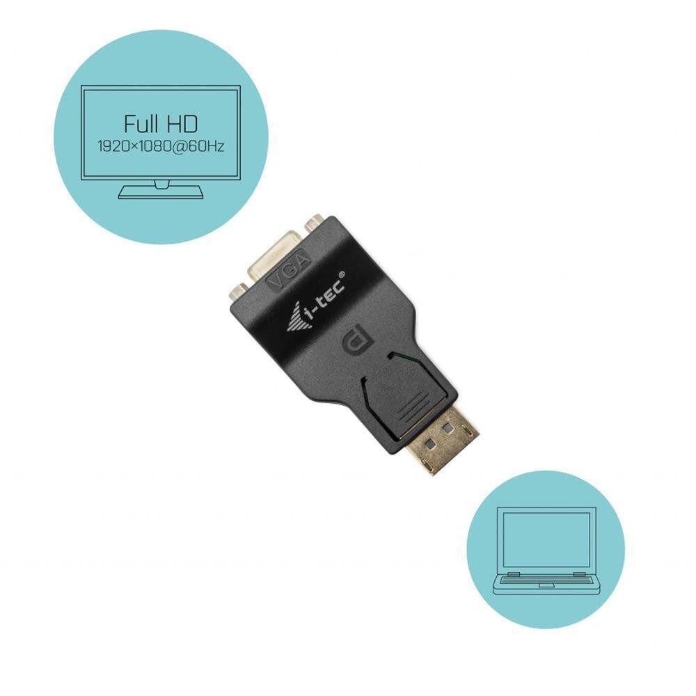 I-TEC i-tec DisplayPort zu VGA Adapter für Monitore. Video-Adapter I-Tec zu unbekannt