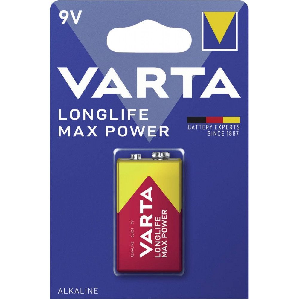 Varta MAX TECH 4722 9V Alkaline E-Block Batterie Akku