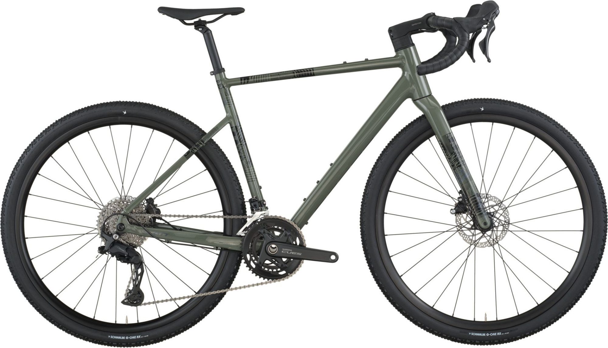 Scott Crossrad Speedster Gravel 20 wenge green XXL / 61, Shimano CUES RD-U6020-10, 20 Speed Schaltwerk