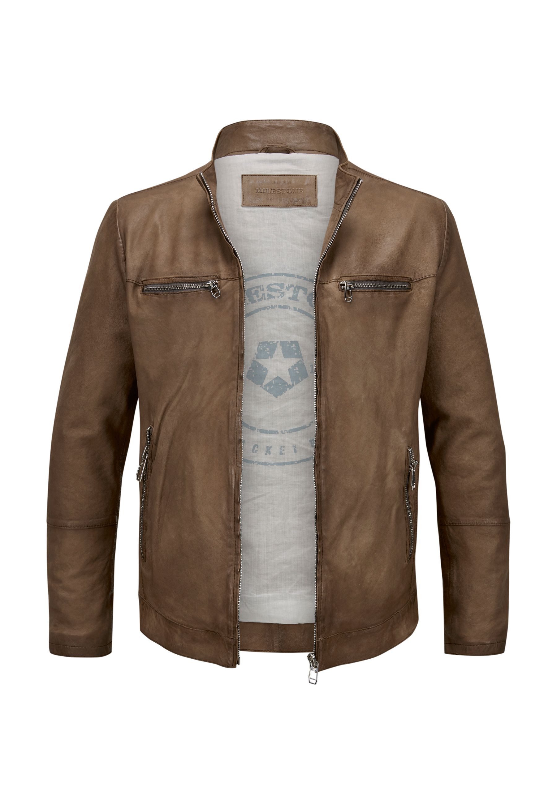 Milestone Lederjacke