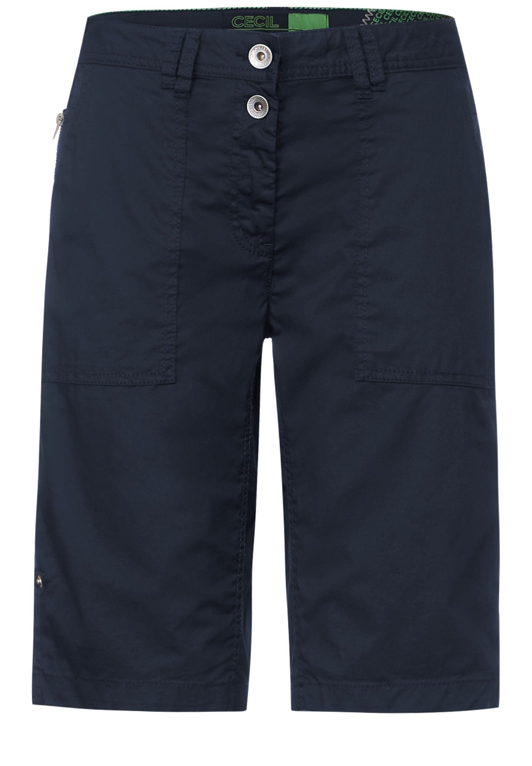 Cecil Dehnbund-Hose Style NOS New York Shorts deep blue