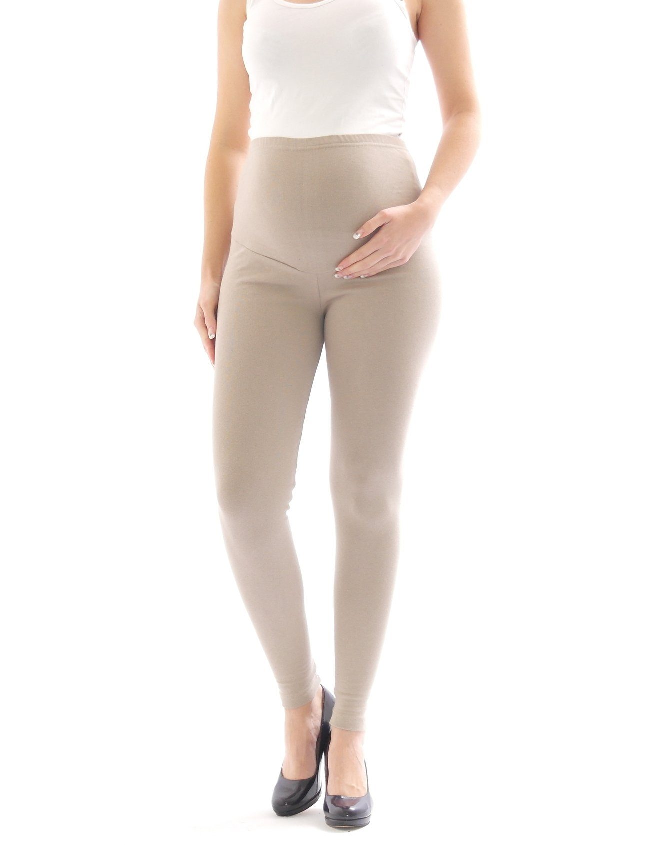 SYS Umstandsleggings Umstandsleggings Thermo Fleece innen Hose lang Baumwolle