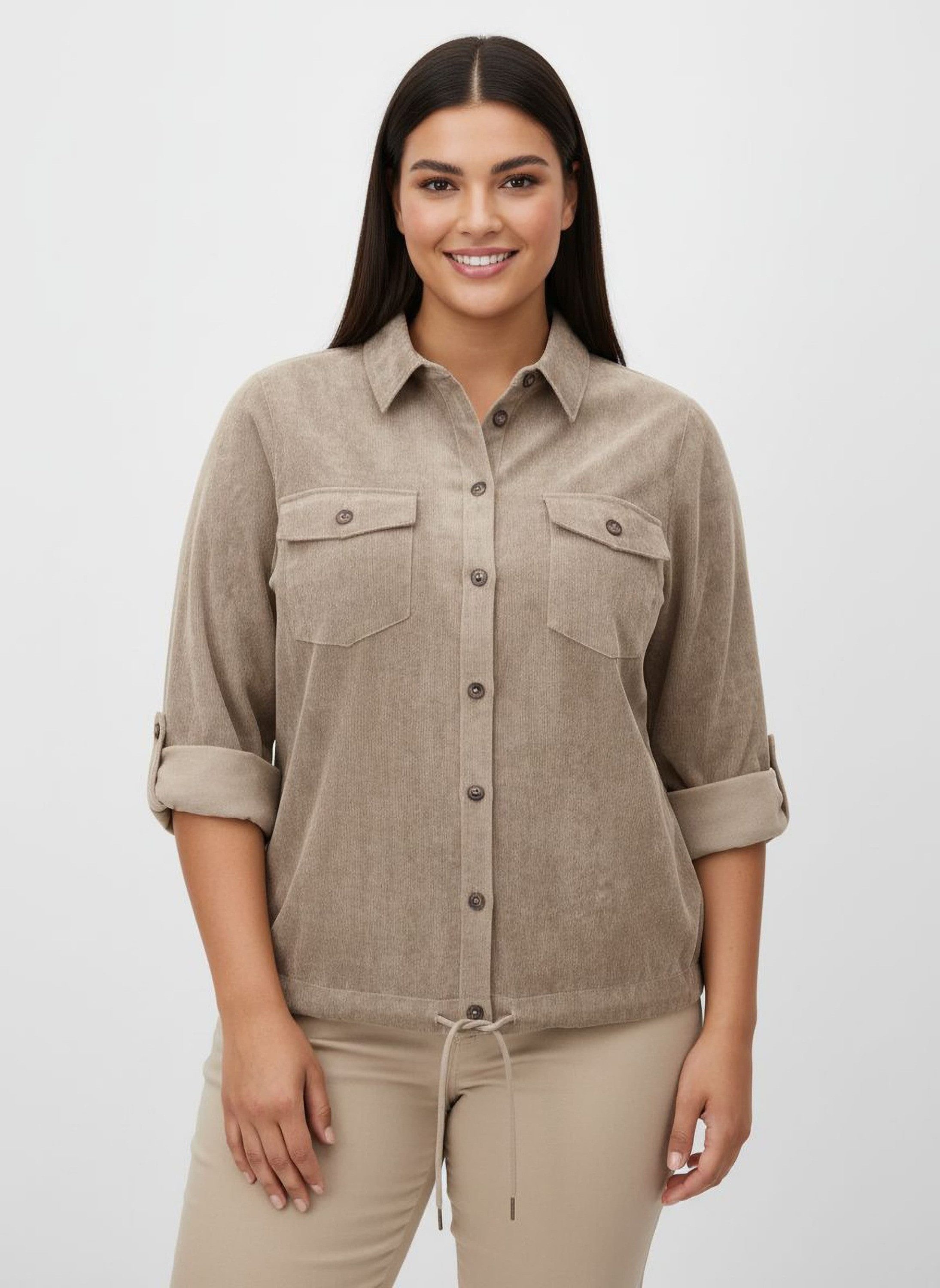 Klassische Bluse Langarm-Bluse Langarm