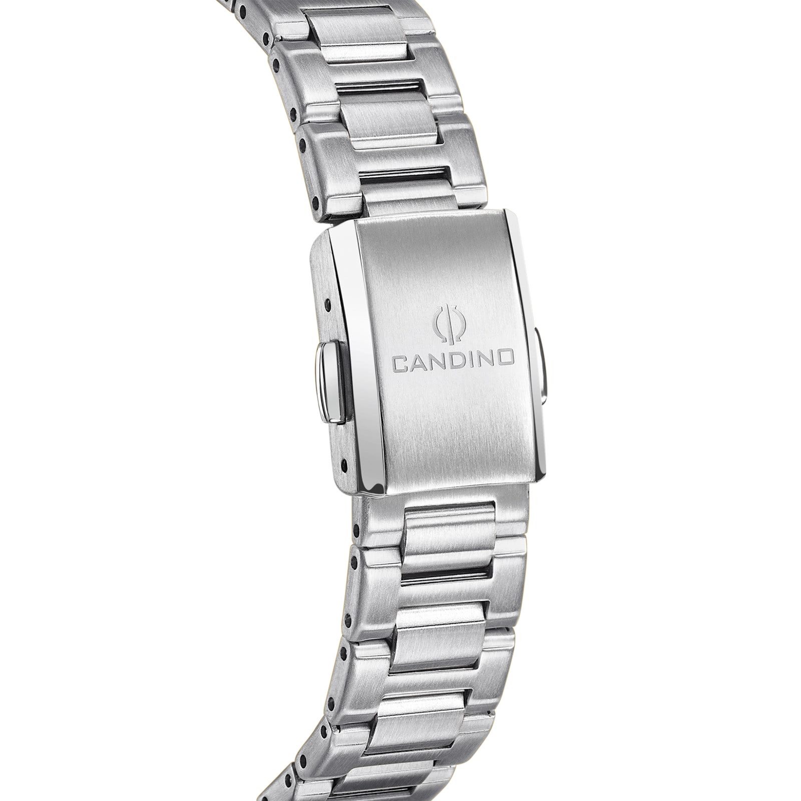 Candino Quarzuhr Candino Damenuhr Edelstahl silber Candino, (Analoguhr), Damen Armbanduhr rund, Edelstahlarmband silber, Elegant