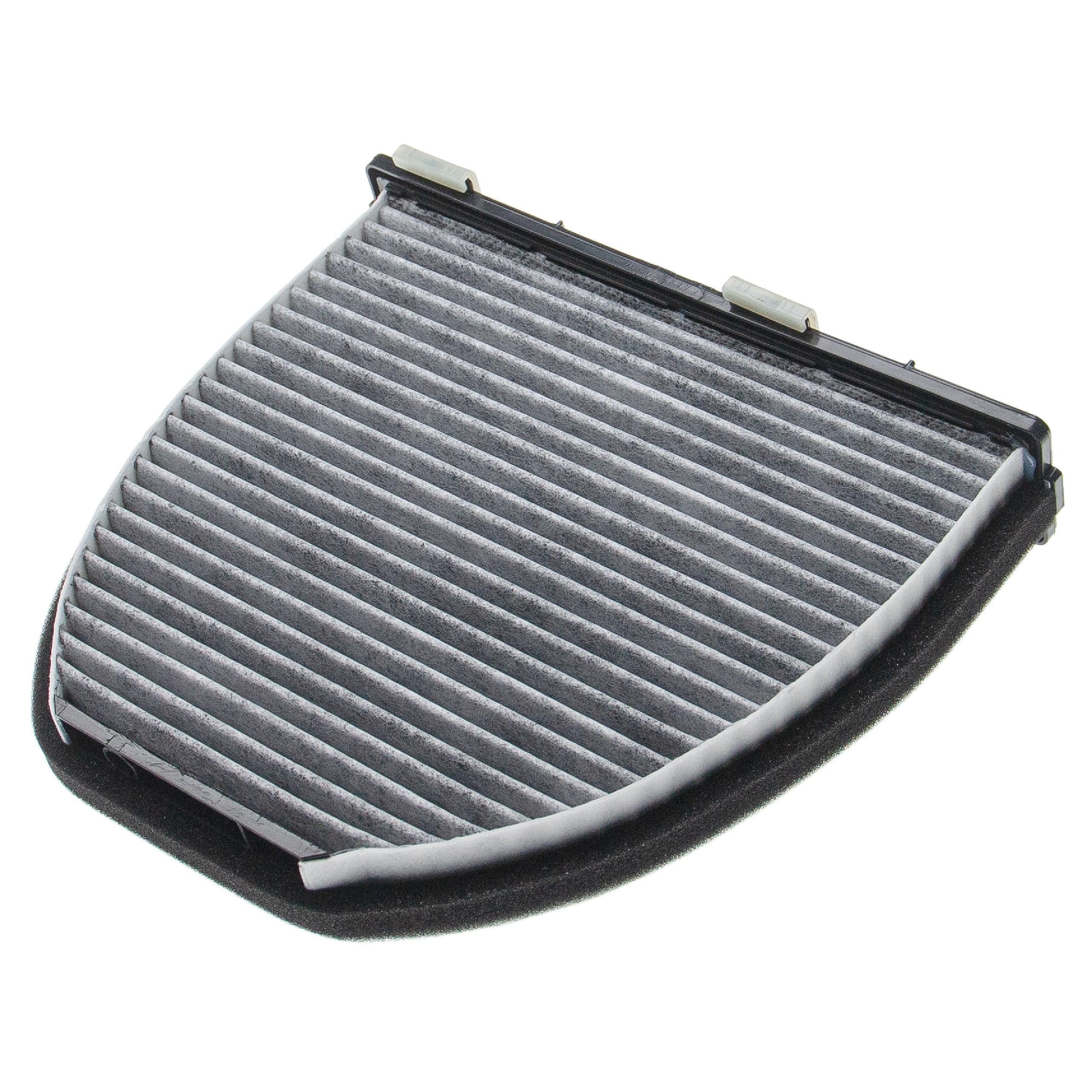 vhbw Abluftfilter, Zubehör für Mercedes Benz / Comline / Purflux / Delphi / Hengst Filter / Meyle / Ufi / Valeo / ACDelco / Alco Filter / Blue Print / Corteco / Filtron / Mapco / Vemo / Meat & Doria / Micronair / CoopersFiaam / Fram / Tecneco Filters / Tecnocar / Baldwind / Clean Filter / Febi / Gud Filters / JC Premium / Bosch Mercedes Benz 2048300018, 2048300518, 2128300118, 2128300218, 2128300318, A2048300518, A2128300018, A2128300118, A2128300218, A2128300318, A 212 830 0018, Comline EKF 176 A, Purflux AHC 318, Delphi TSP0325258, TSP0325258C, Hengst Filter E 2954 LC, E2954LC01, E2954LC02, E2954LC03, Meyle 012 320 0005, Ufi 54.163.00, Valeo 715600, ACDelco PUK 1189 E, Alco Filter MS-6353C, MS-6363C, Blue Print ADU 172501, Corteco CC1303, CC1379, CP1379, 80000844, 80001527, Filtron K 1246 A, Mapco 65887, 67887, Vemo V30-31-1051, Meat & Doria 17488, Micronair MC 798, CoopersFiaam PCK8278, Fram CFA10934, Tecneco Filters Ck 29005 C, Tecnocar EC620, Baldwind 152059, Clean Filter NC 2363
