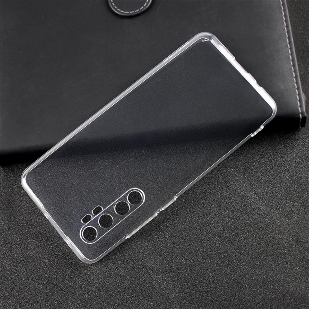 CoverKingz Handyhülle Xiaomi Mi Note 10 Lite Handyhülle Silikon Cover Case Etui Transparent