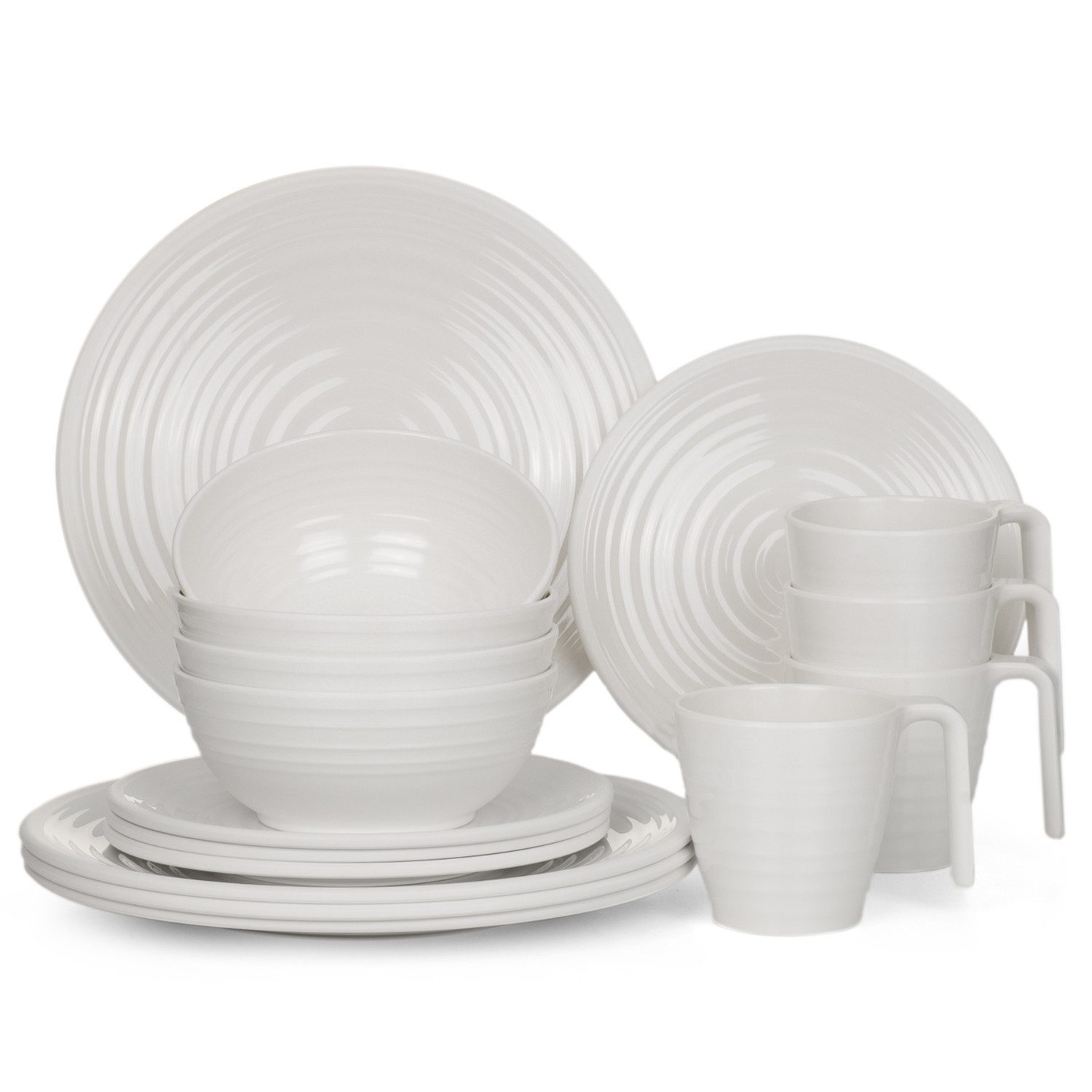 Geschirr-Set Camping Geschirr Crema aus