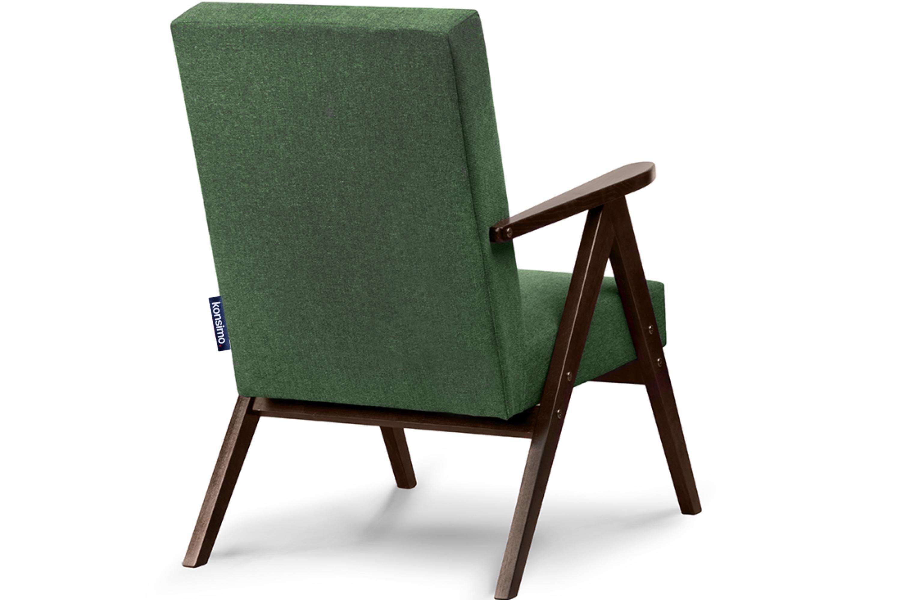 Konsimo lackiertem profilierte Sessel, aus Cocktailsessel NASET Rahmen Rückenlehne Holz,