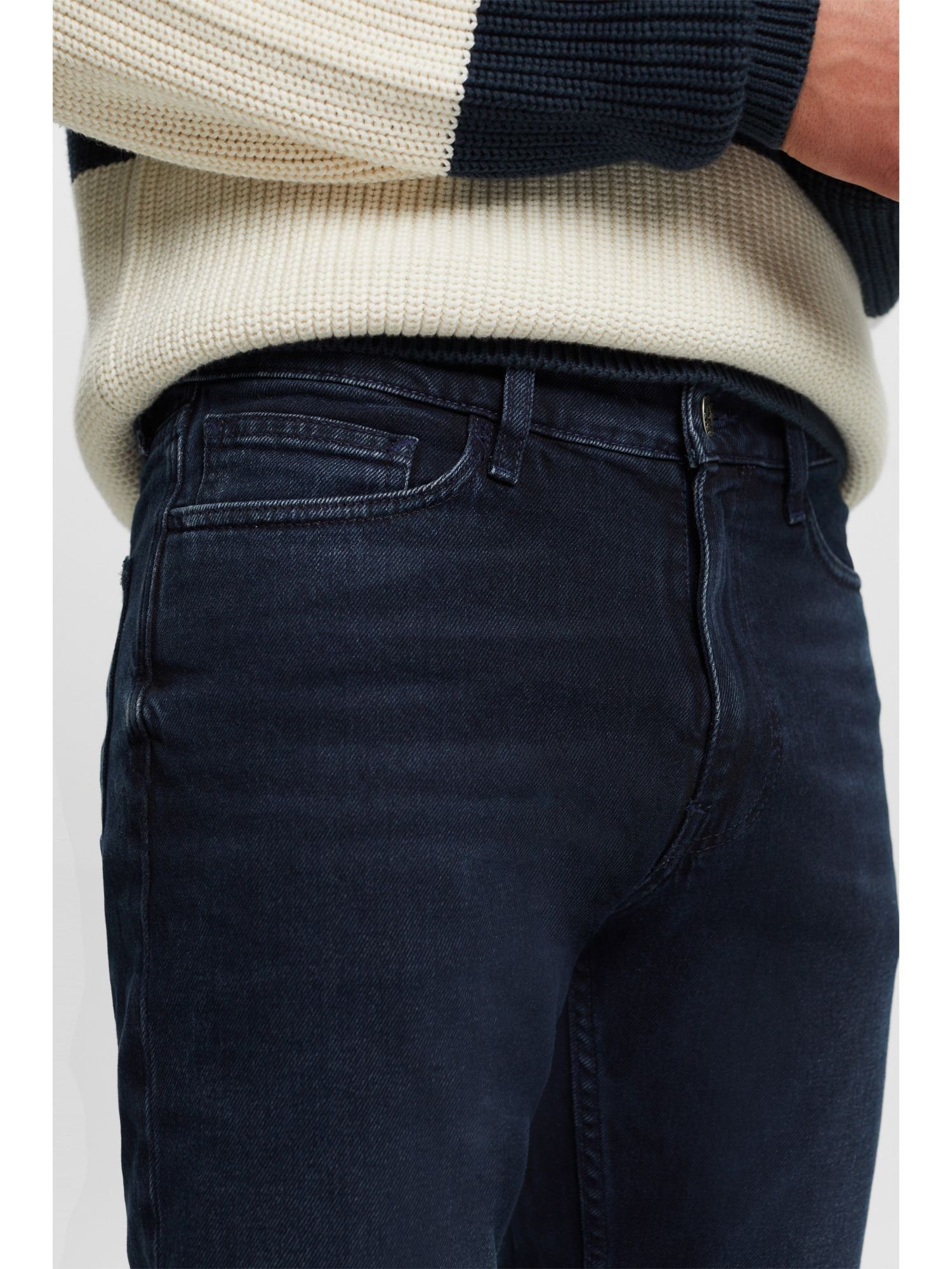 Bund und Straight-Jeans Passform gerader Esprit Jeans mittelhohem mit