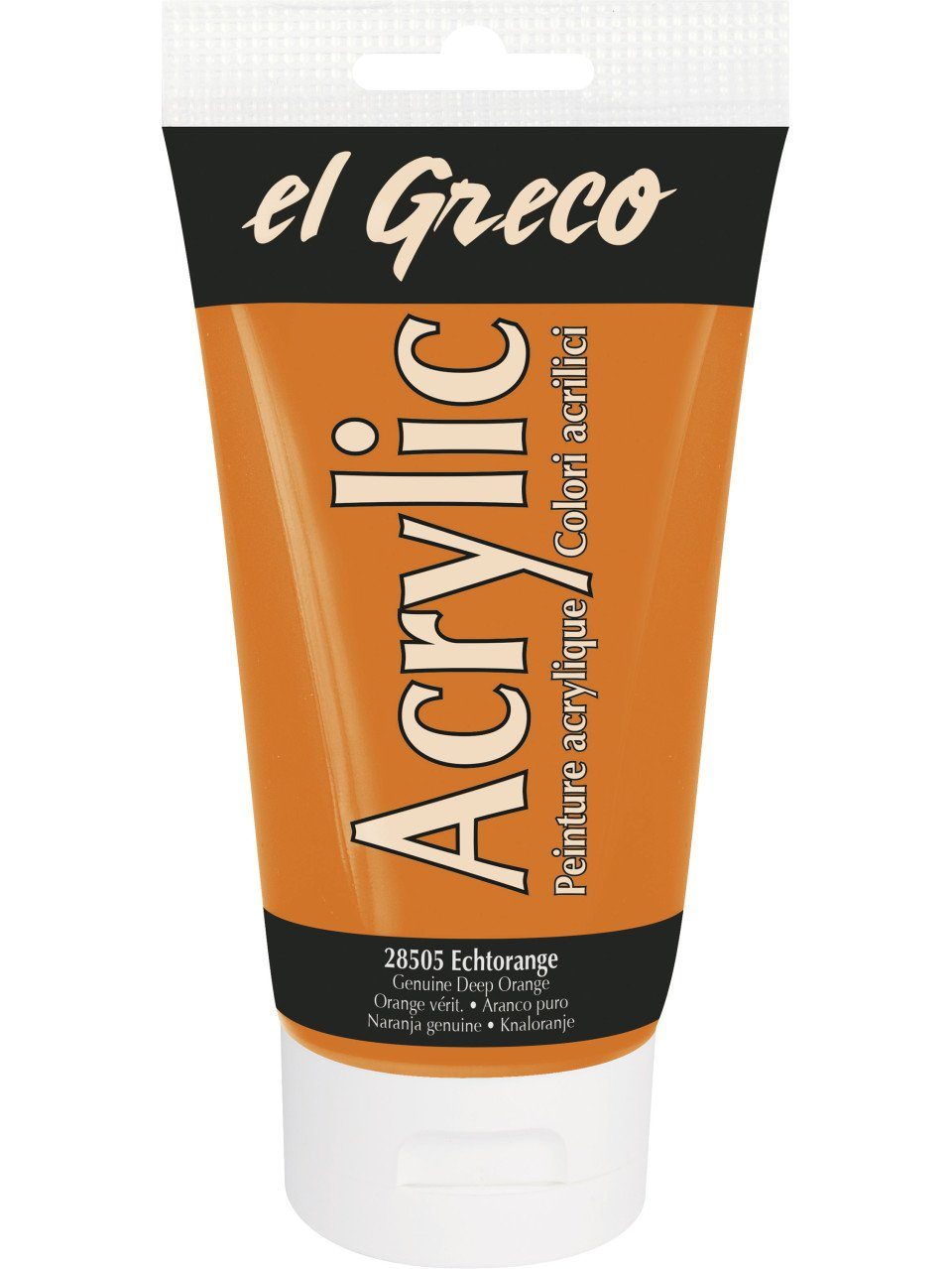 Kreul Acrylfarbe Kreul el Greco Acrylic Tube echtorange 150 ml