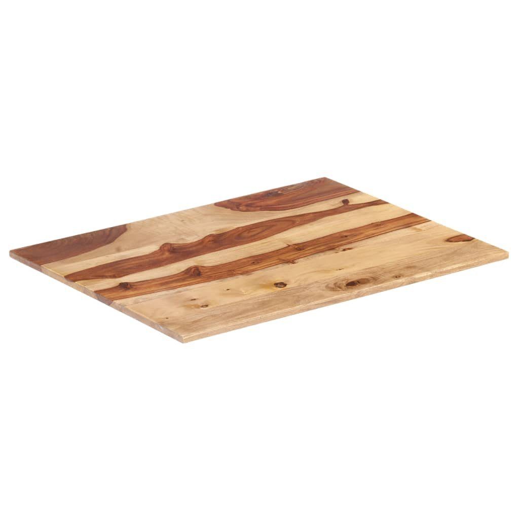 vidaXL Tischplatte Tischplatte Massivholz St) (1 Palisander cm mm 60×90 15-16