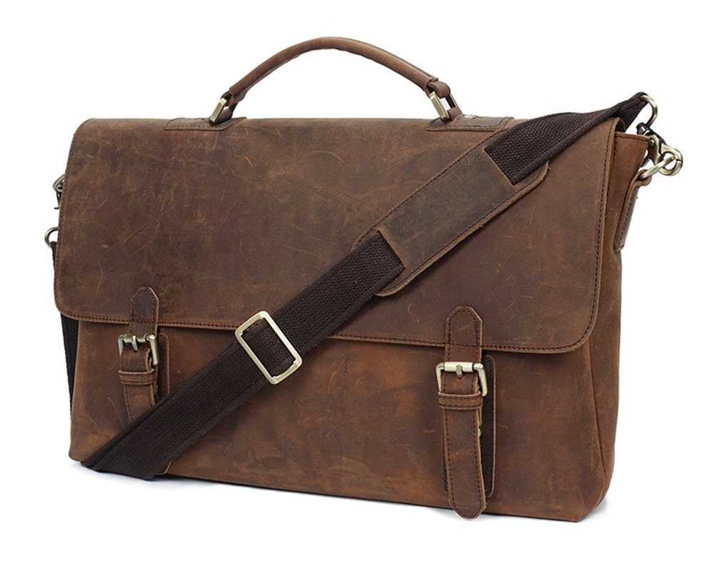 Umhängetasche Arbeitstasche Handtasche Leder Tragetasche Aktentasche Tasche Vintage