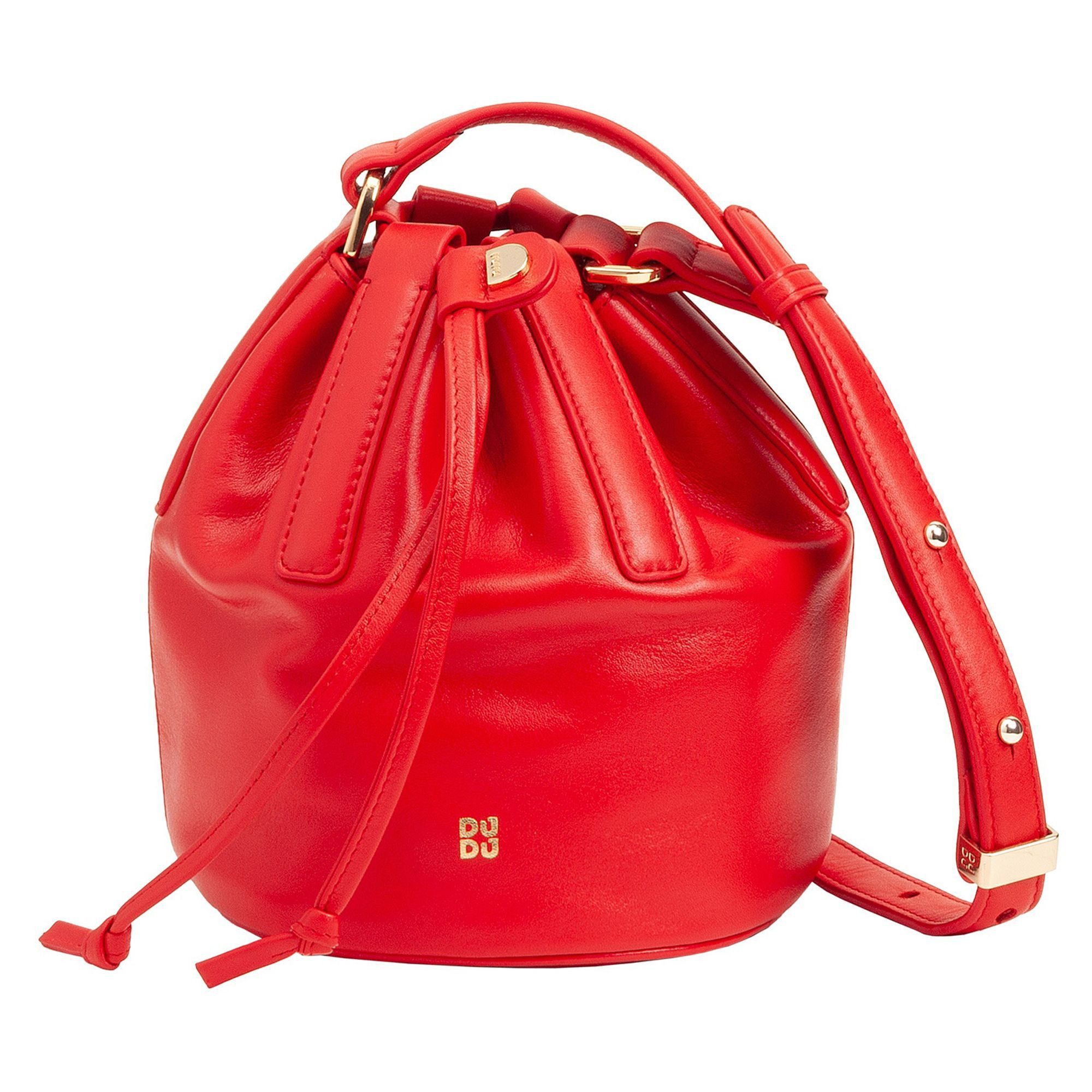 DuDu Beuteltasche, Leder