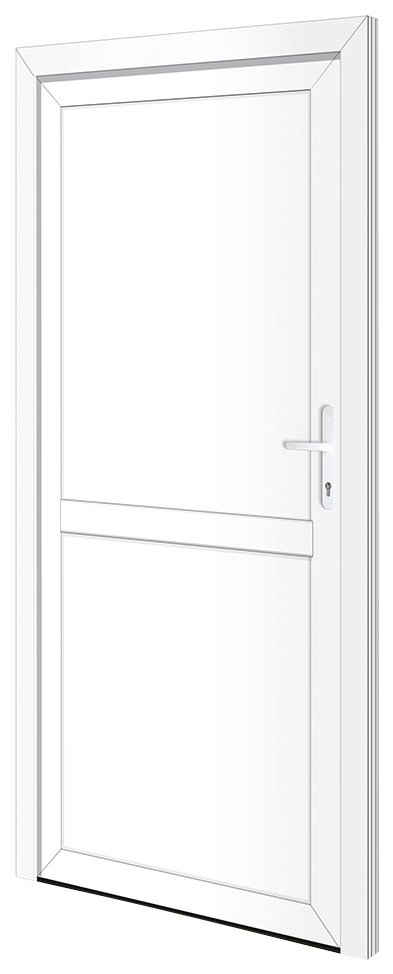 RORO Türen & Fenster Nebeneingangstür OTTO 22, BxH: 88x198 cm, weiß, ohne Griffgarnitur, inklusive Türrahmen