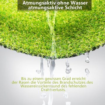 Kunstrasen Wasserfest Spring Grün Rasenteppich erhältlich 2x1M Rasen Höhe 20 mm, Bettizia