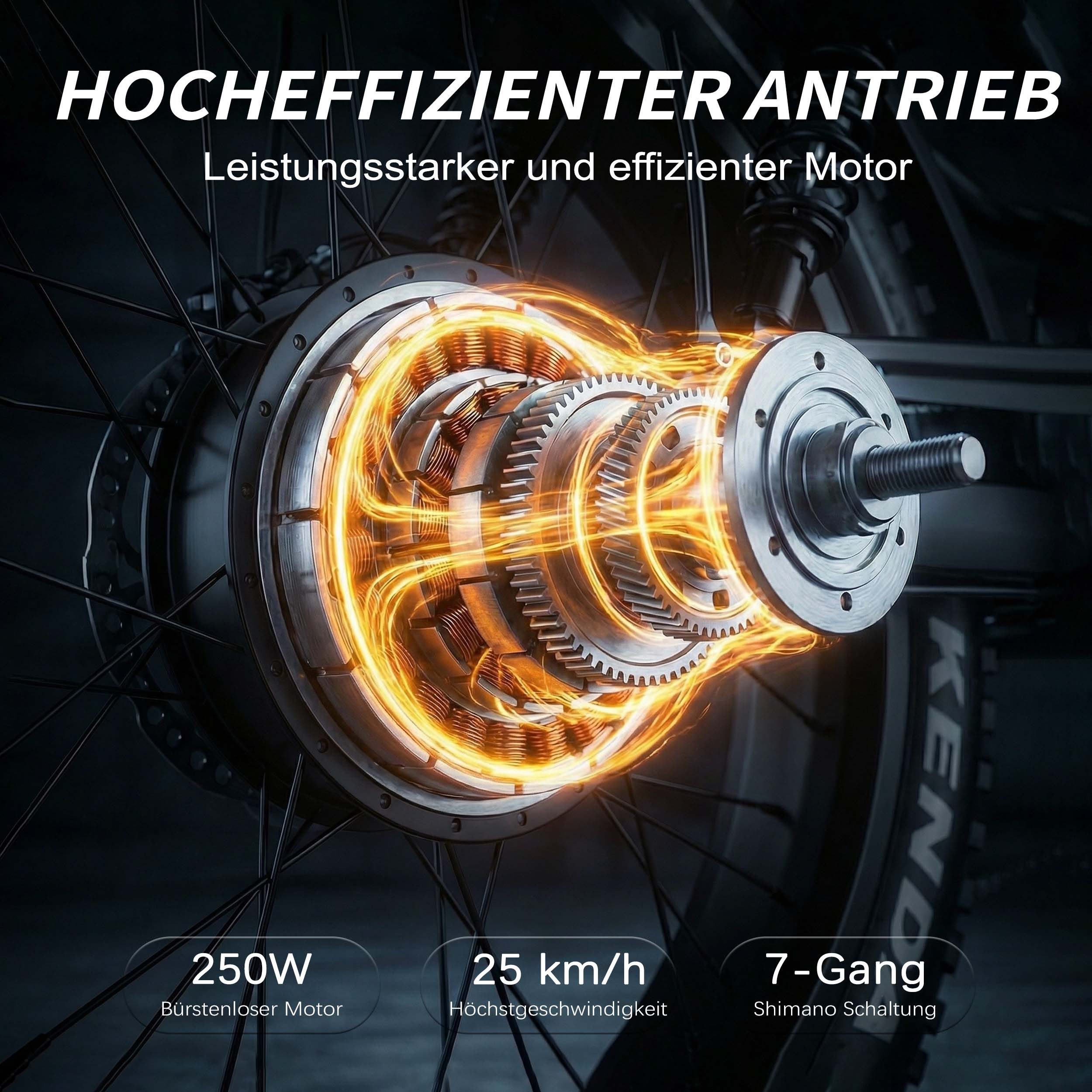Vankel E-Bike Cityrad MX10 E-Fahrrad Damen u. Herren 648WH Pedelec, 48V 100 km Reichweite, Heckmotor, 648 Wh