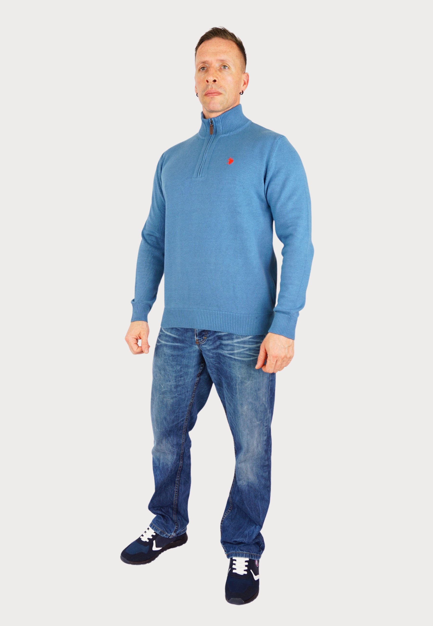 U.S. Polo Assn. Troyer Strickpullover Pullover Troyer (1-tlg) günstig online kaufen