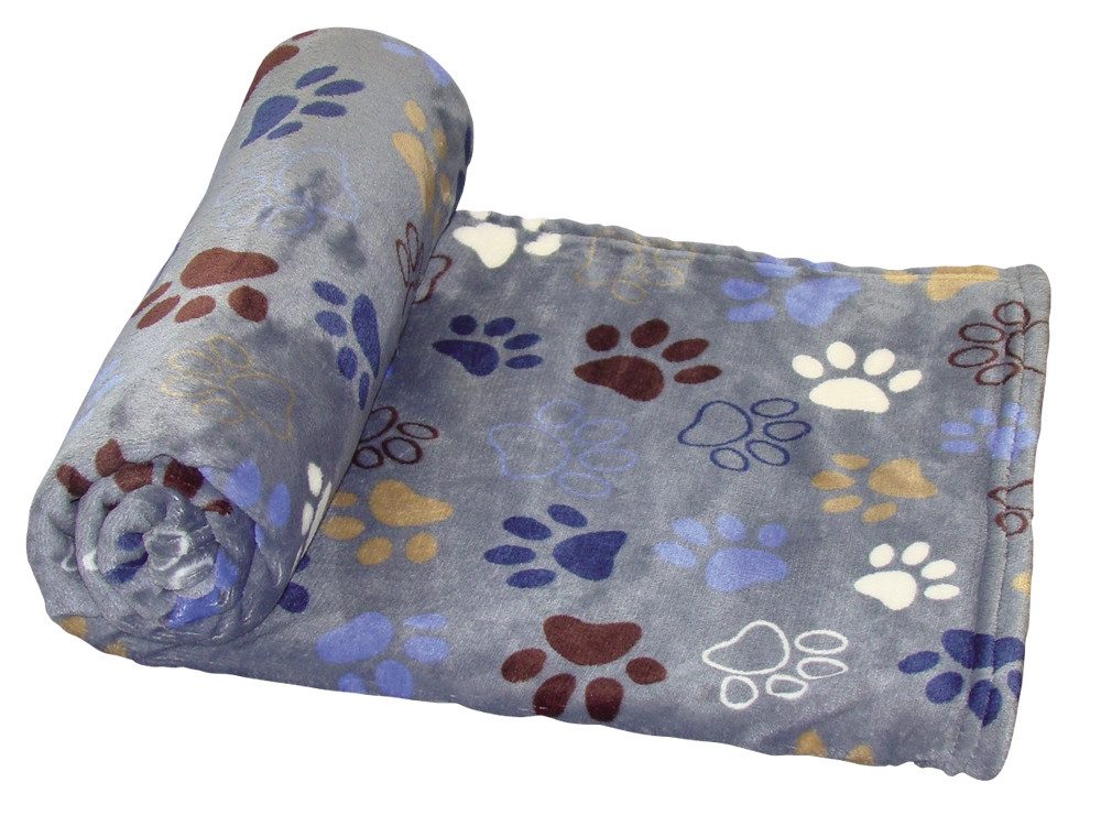 Nobby Tierbett Nobby Fleece-Decke Lissi - dunkelgrau Größe: 50 x 75 cm von Nobby