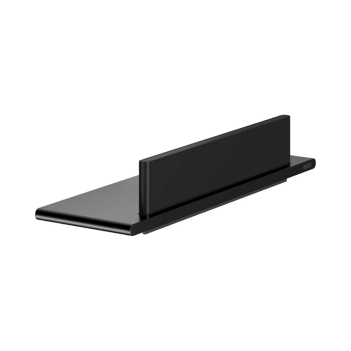 Keuco Duschablage ROSE, zum Kleben und Schrauben, 32,8 cm, mit Duschabzieher, schwarz matt