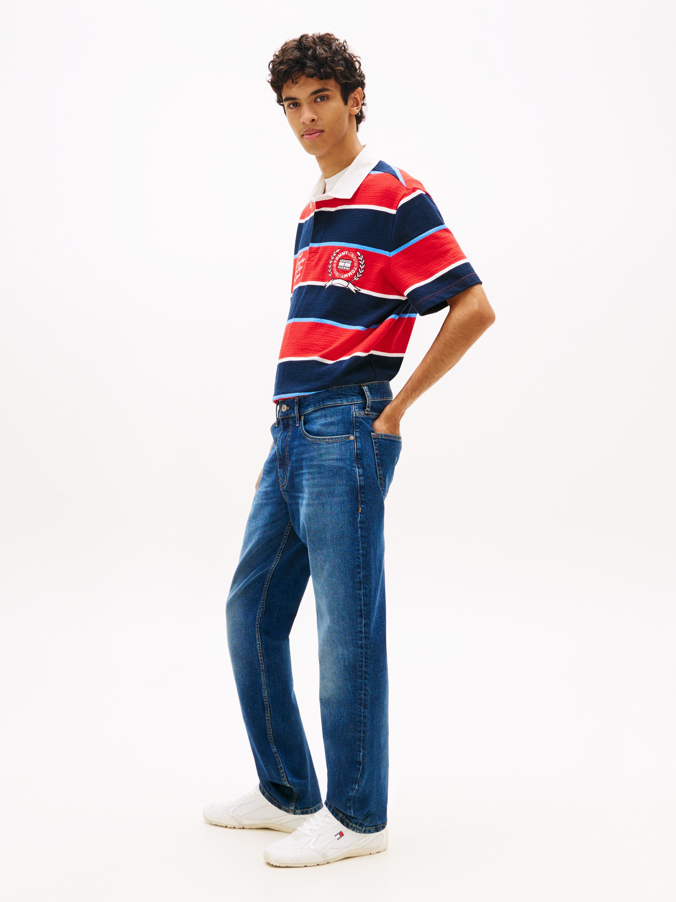 Tommy Jeans Straight-Jeans RYAN SLIM STRAIGHT Slim fit mit Taschen