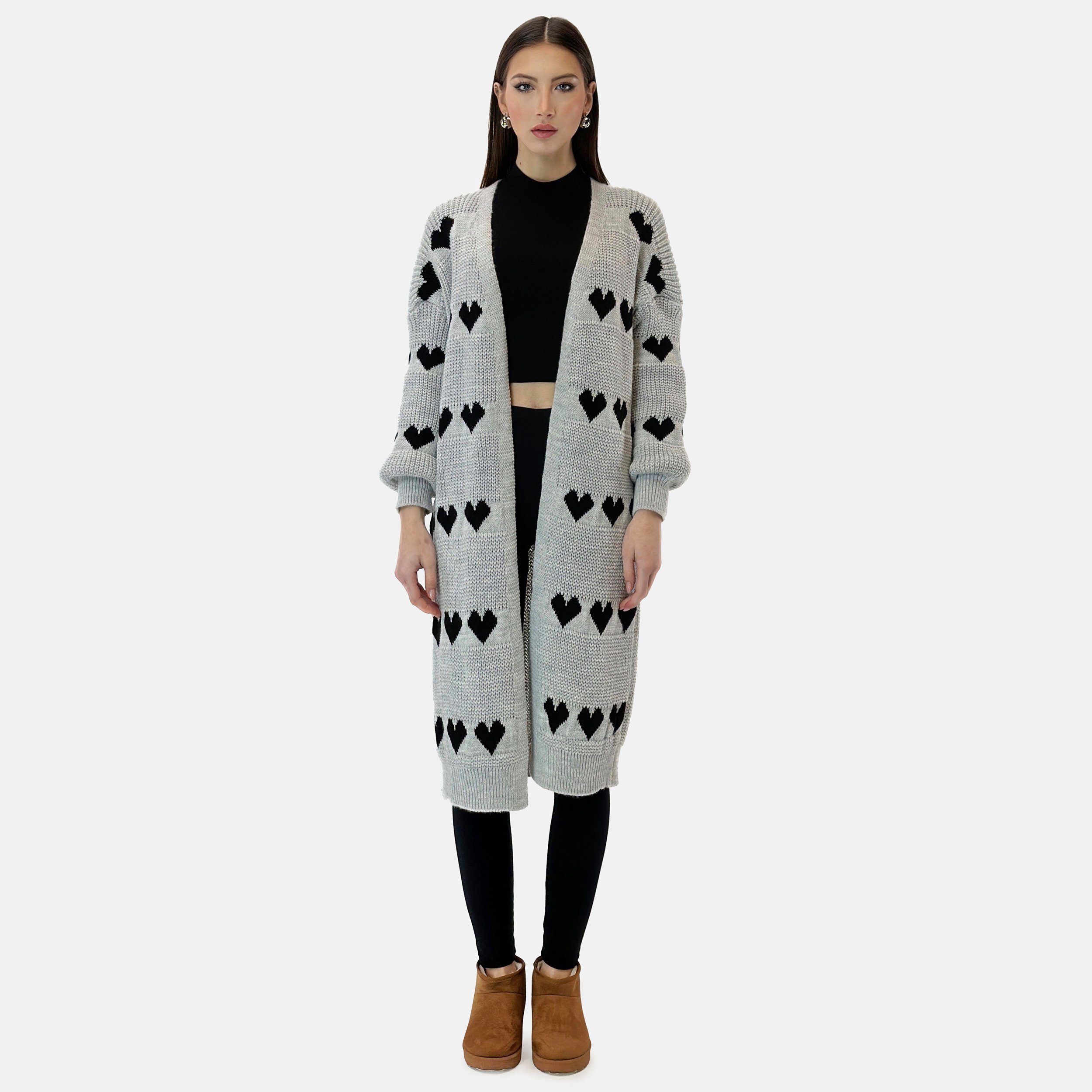 Elara Cardigan Elara Langer Damen Cardigan günstig online kaufen