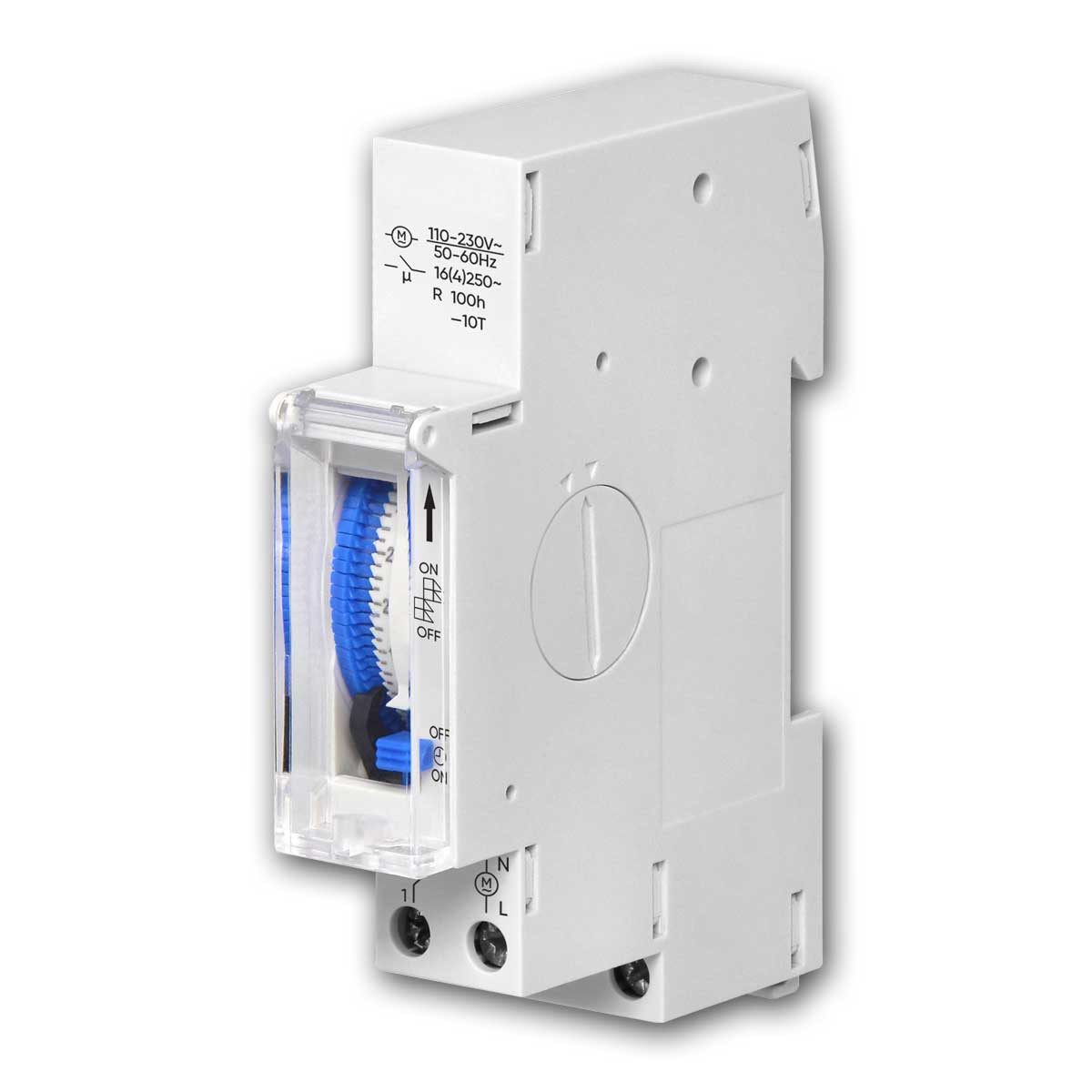 Orno Zeitschaltuhr analoge Tages-Zeitschaltuhr für Schalttafel-Einbau